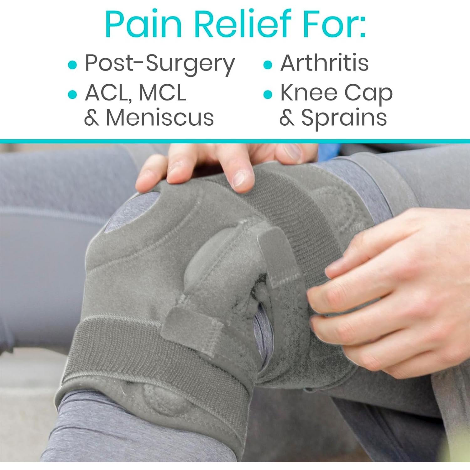 Soporte de Rodilla Vive con Bisagra - Alivio para Lesiones