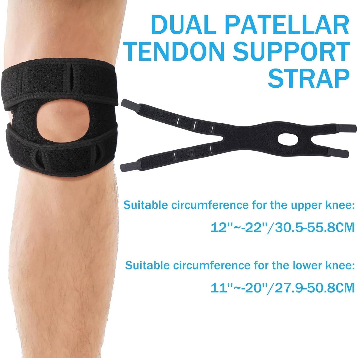 2 Soportes de Rodilla Ajustables Halloscume para Alivio del Dolor