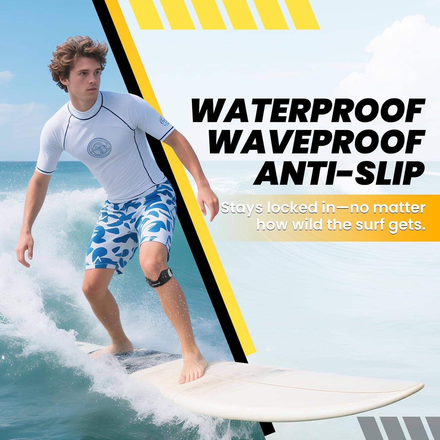 Correa de Soporte Patelar JUMPOW - 2 Unidades Ajustables Antideslizantes