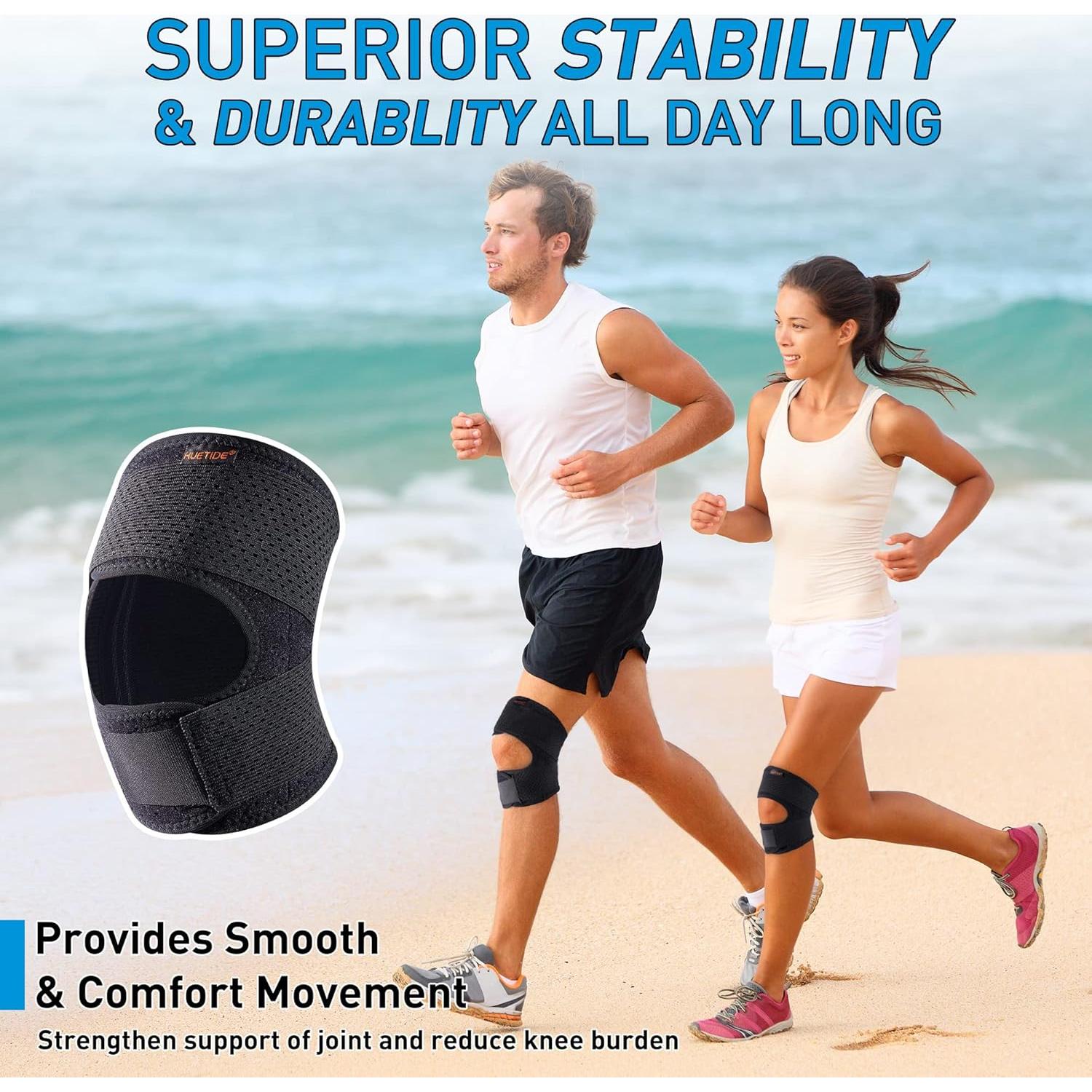 Férula de Rodilla Ajustable HUETIDE para Alivio de Dolor - Mediana