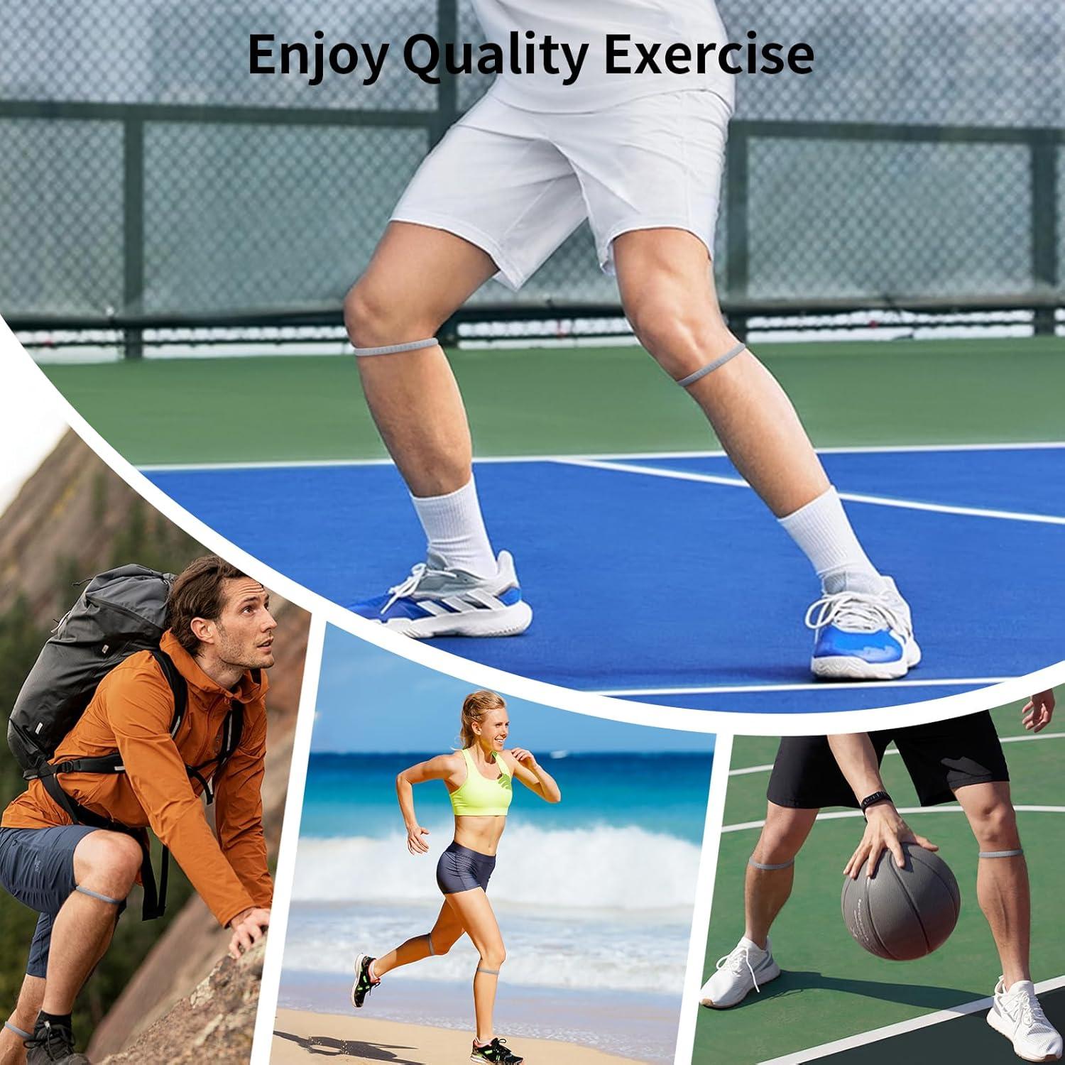 Soporte para Tendón Patelar WUX - Banda de Rodilla Gris