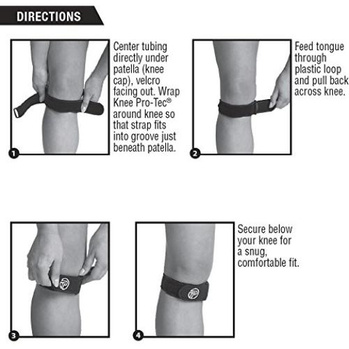 Rodillera Pro-Tec Correa Tendón Patelar Extra Grande