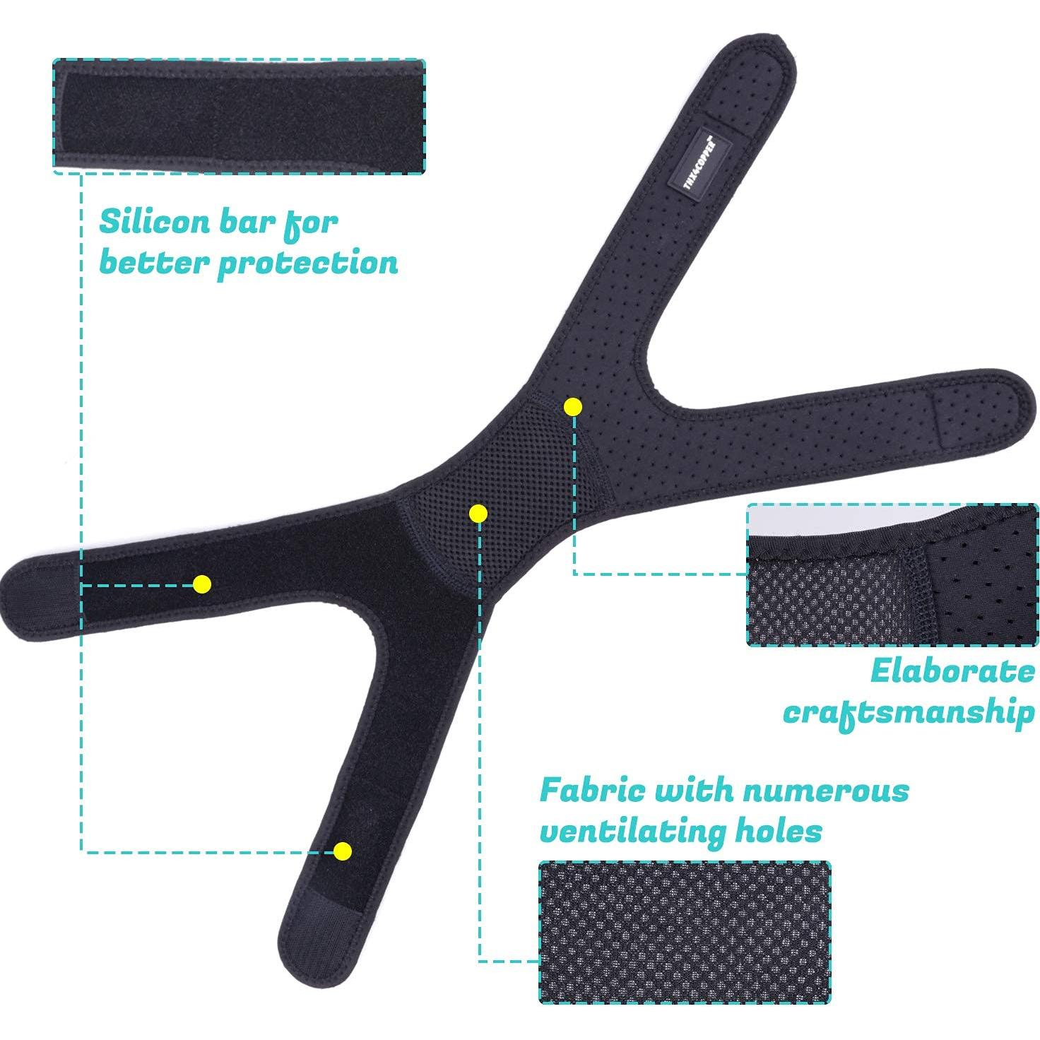 Rodillera Patelar Doble Ajustable Thx4COPPER para Alivio de Dolor