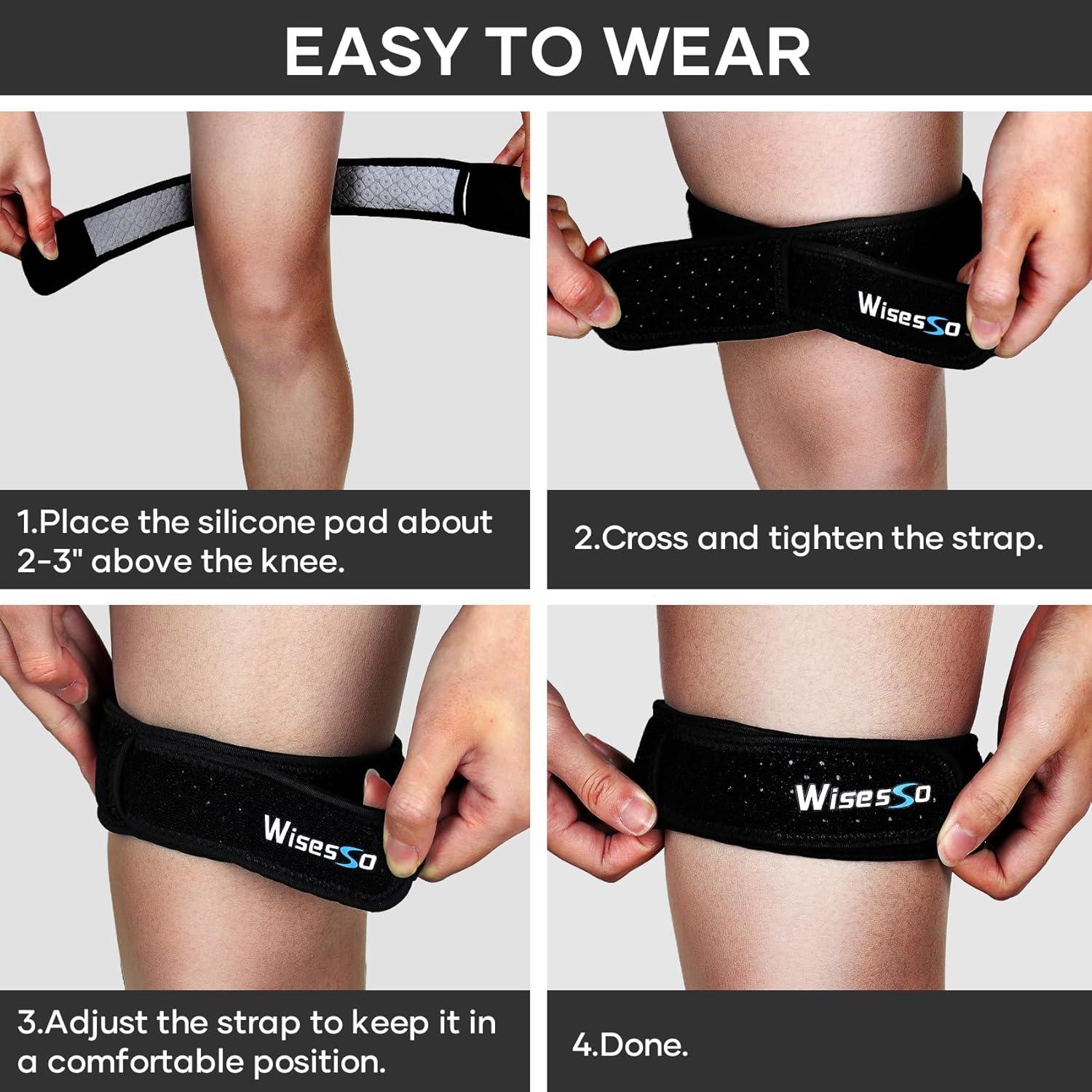 Correa para Banda IT Wisesso Ajustable para Rodilla 1 Paquete