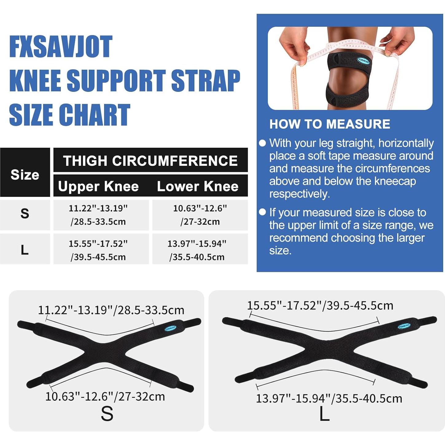Férula Rodilla FXSAVJOT Ajustable para Dolor y Lesiones