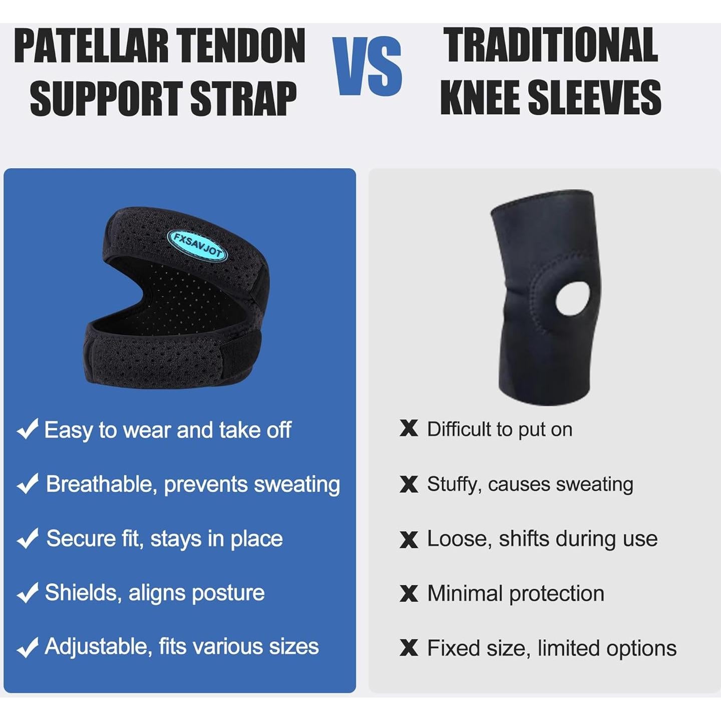 Férula Rodilla FXSAVJOT Ajustable para Dolor y Lesiones