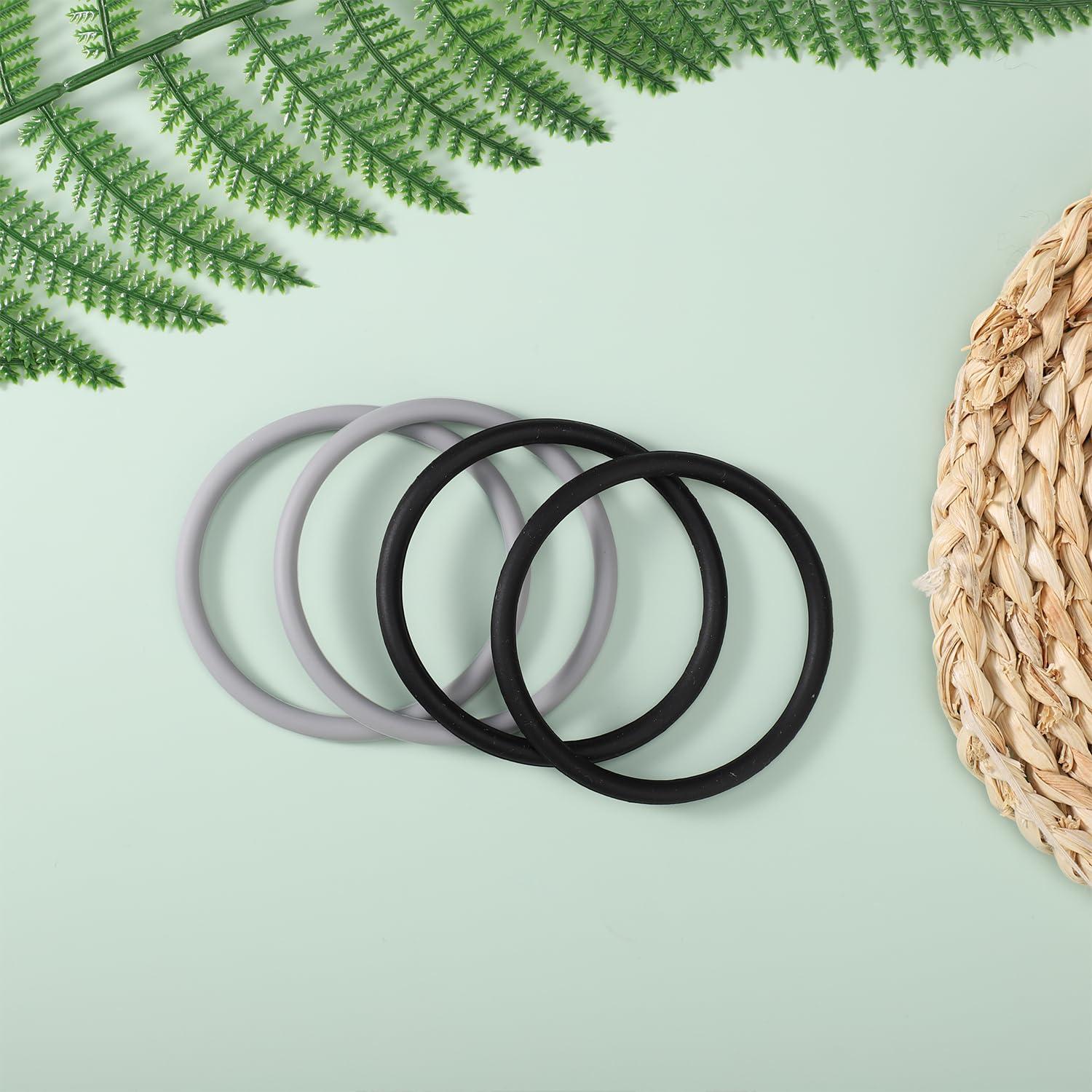 4 Soportes de Tendón Patelar Lyreh - Silicona Ergonómica