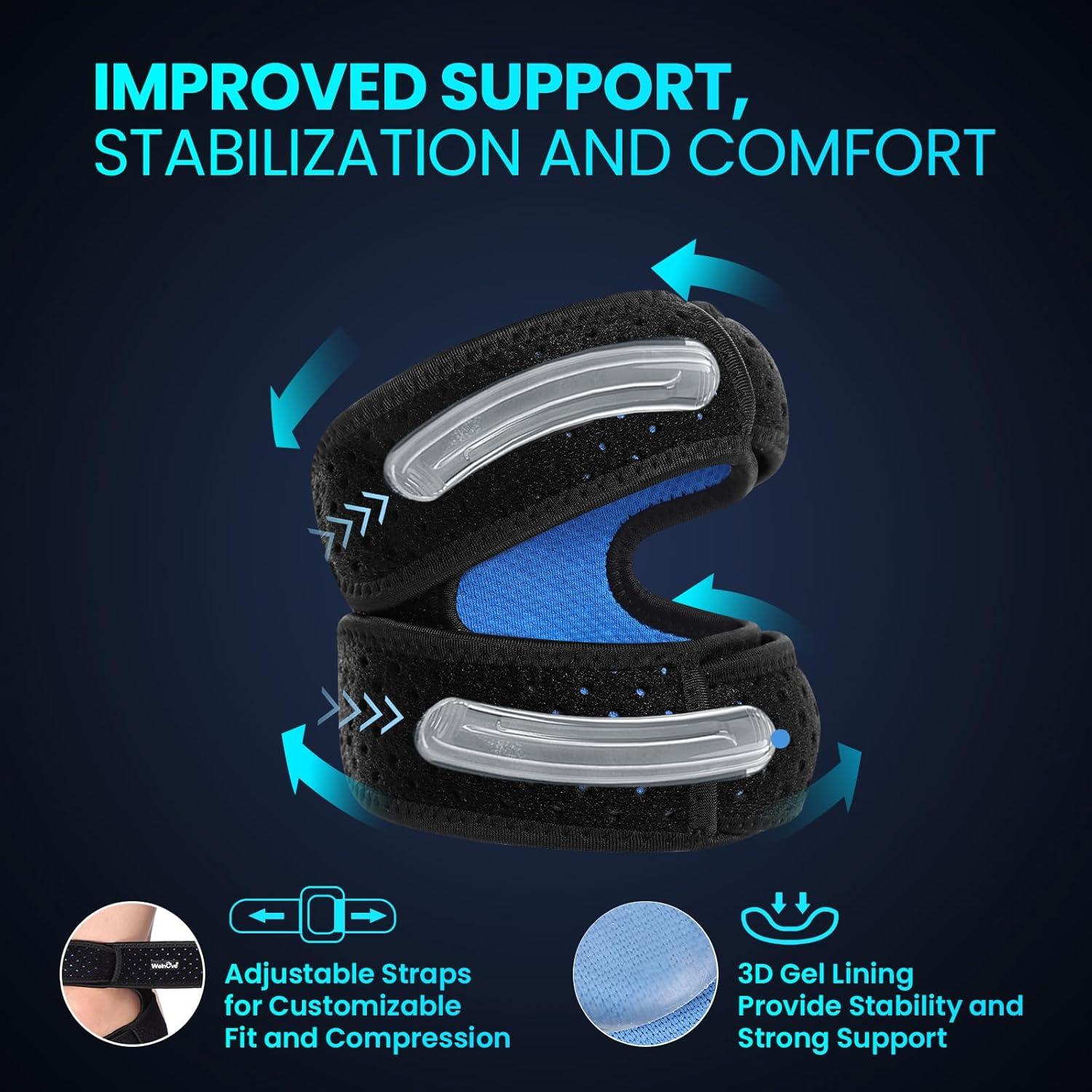 Soporte para Rodilla Welnove - 2 Férulas Ajustables S/M