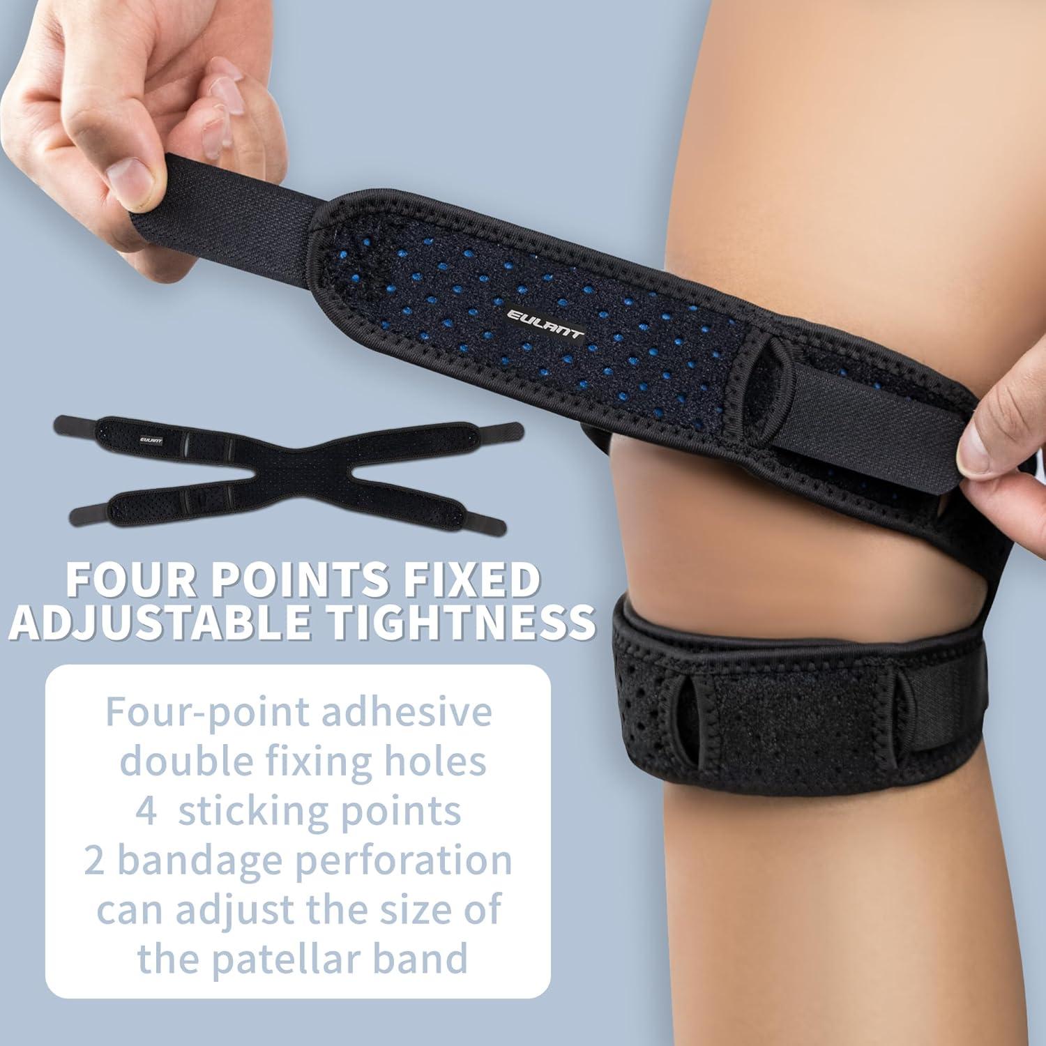 Correa de Soporte Patelar YEEKORO Ajustable para Rodilla