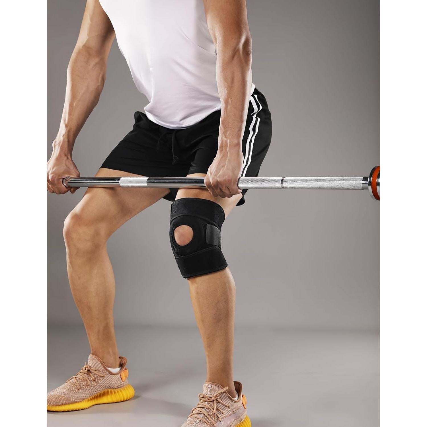 Freno de Rodilla SUJAYU para Alivio de Dolor - Negro