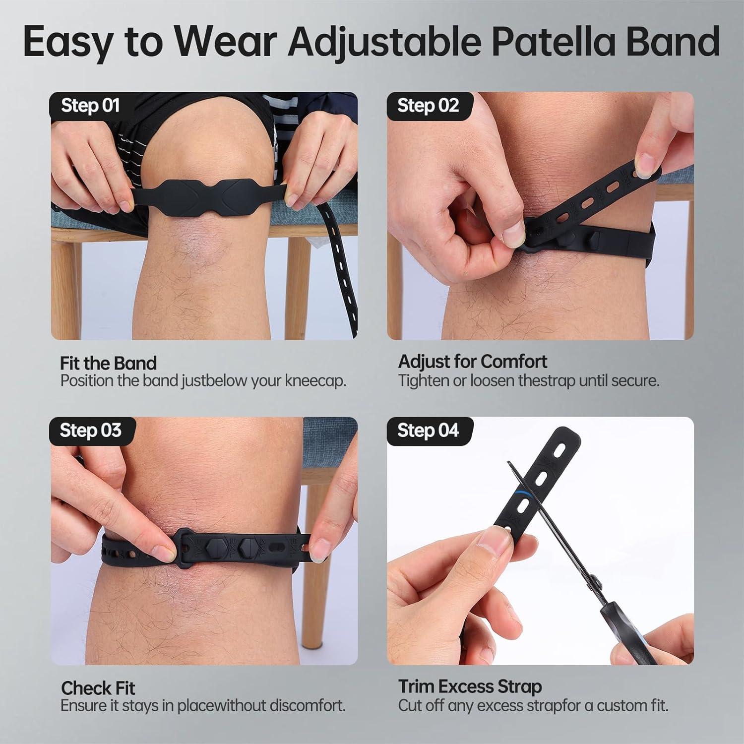 Correa Ajustable para Rótula CJing - Soporte de Tendón Patelar