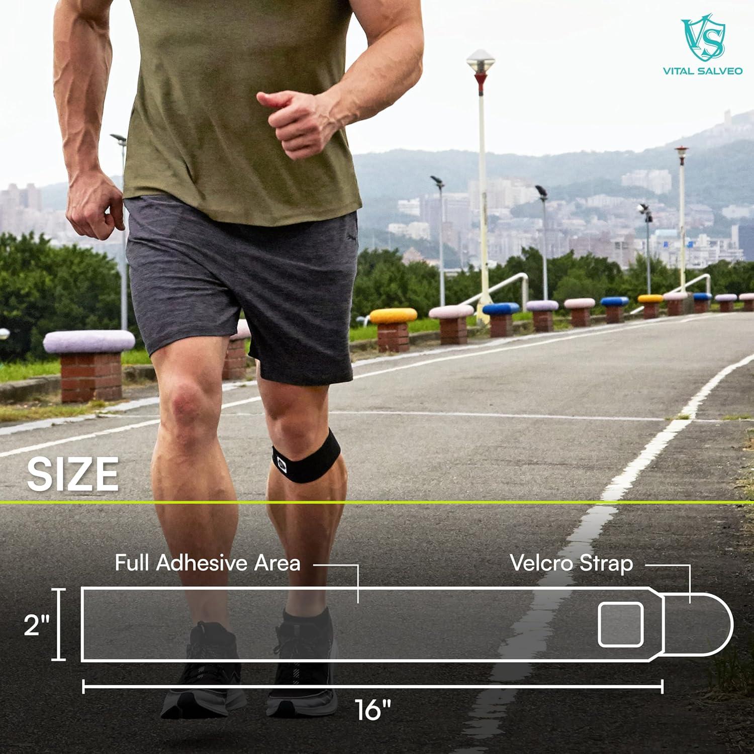 Faja de Compresión para Rodilla Vital Salveo Transpirable 5.1x40.6cm