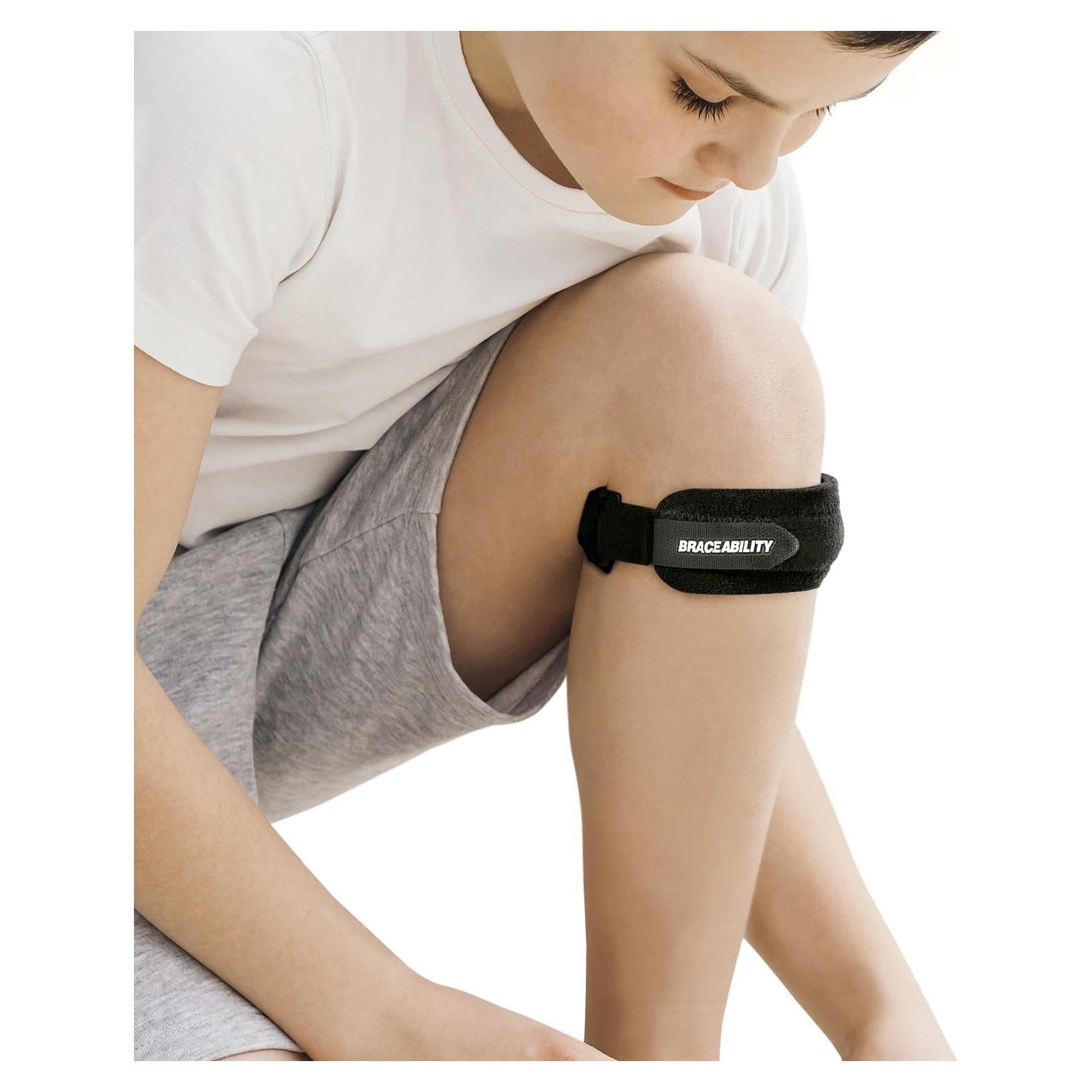 Faja de Rodilla Infantil BraceAbility - Soporte Tendón Patelar