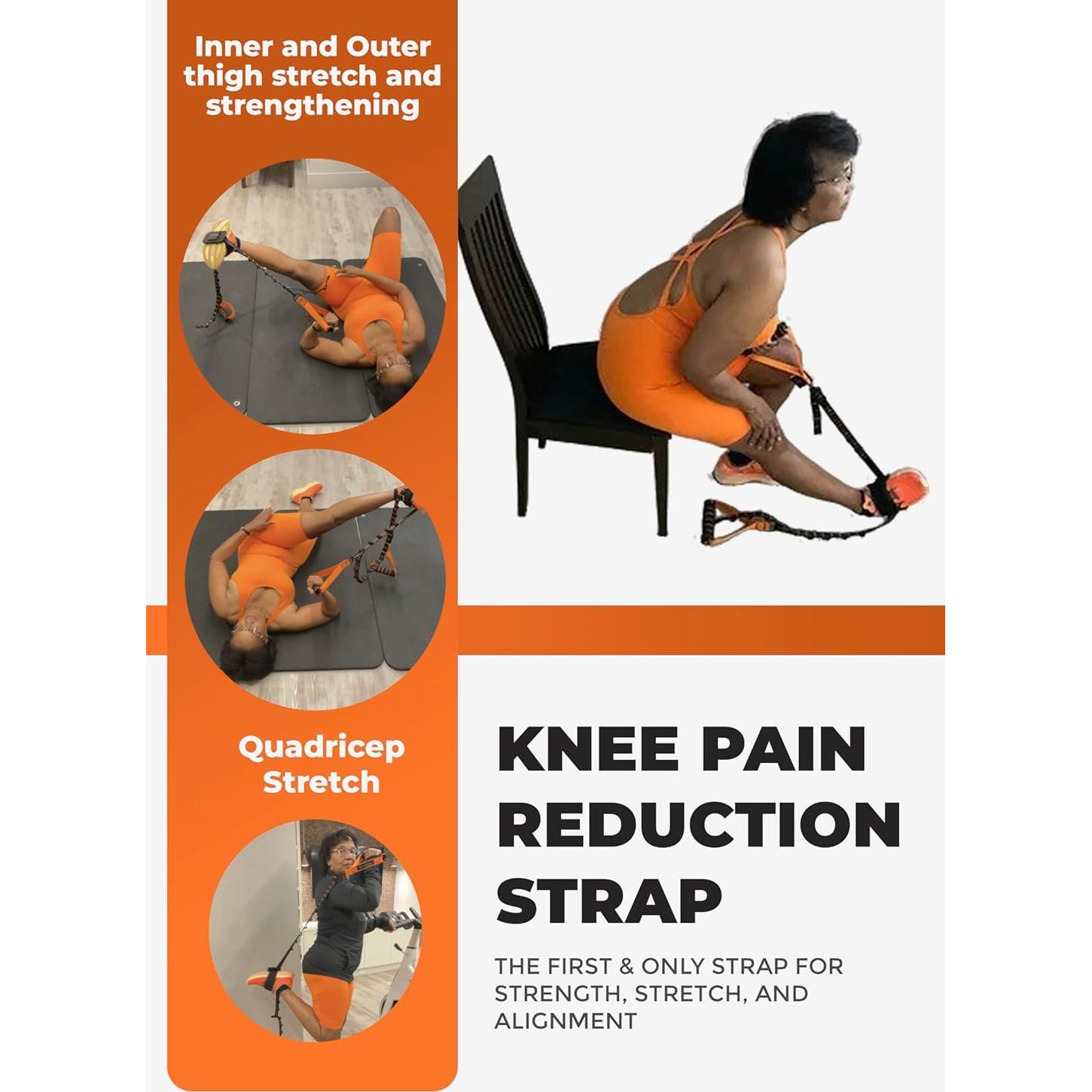 Correa de Estiramiento Yipin para Rodillas y Tobillos - Alivio Artritis