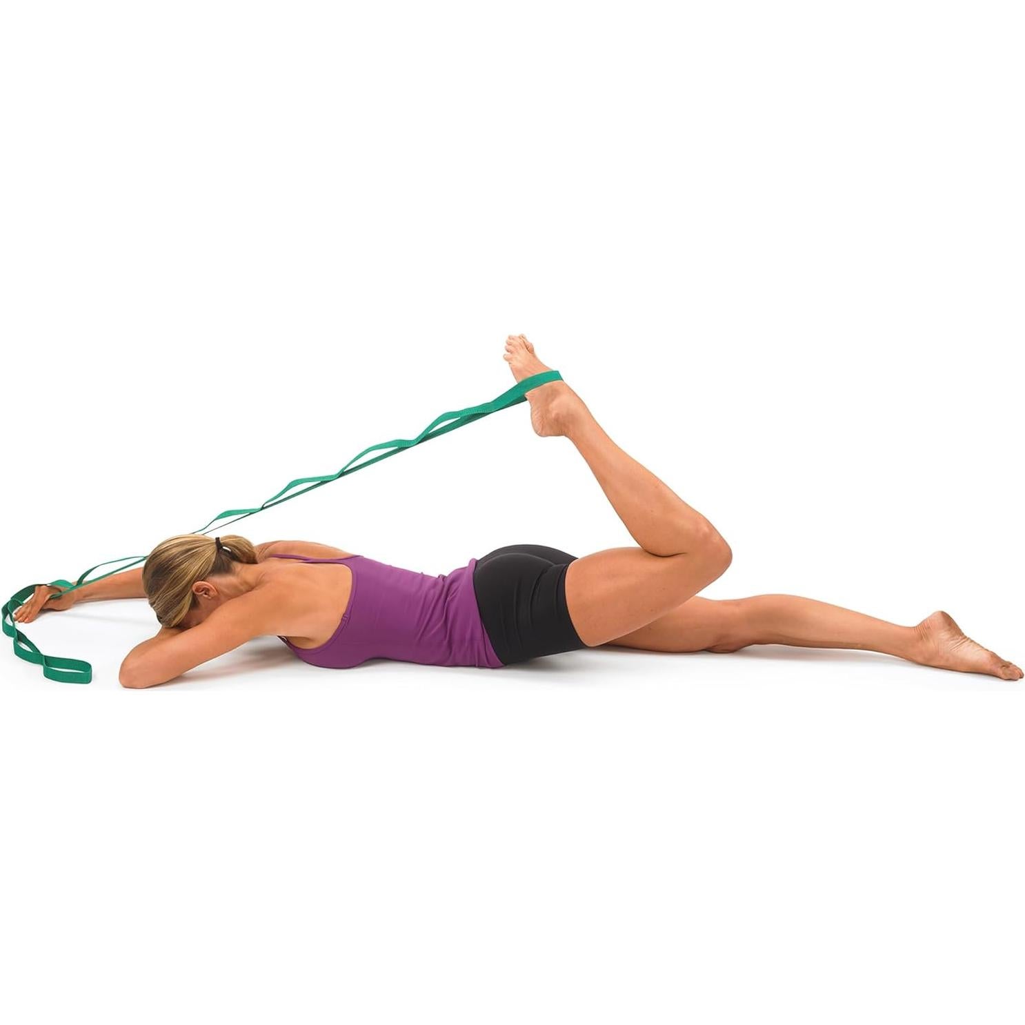 Correa de Estiramiento OPTP Original 1.93m con Póster Ejercicio