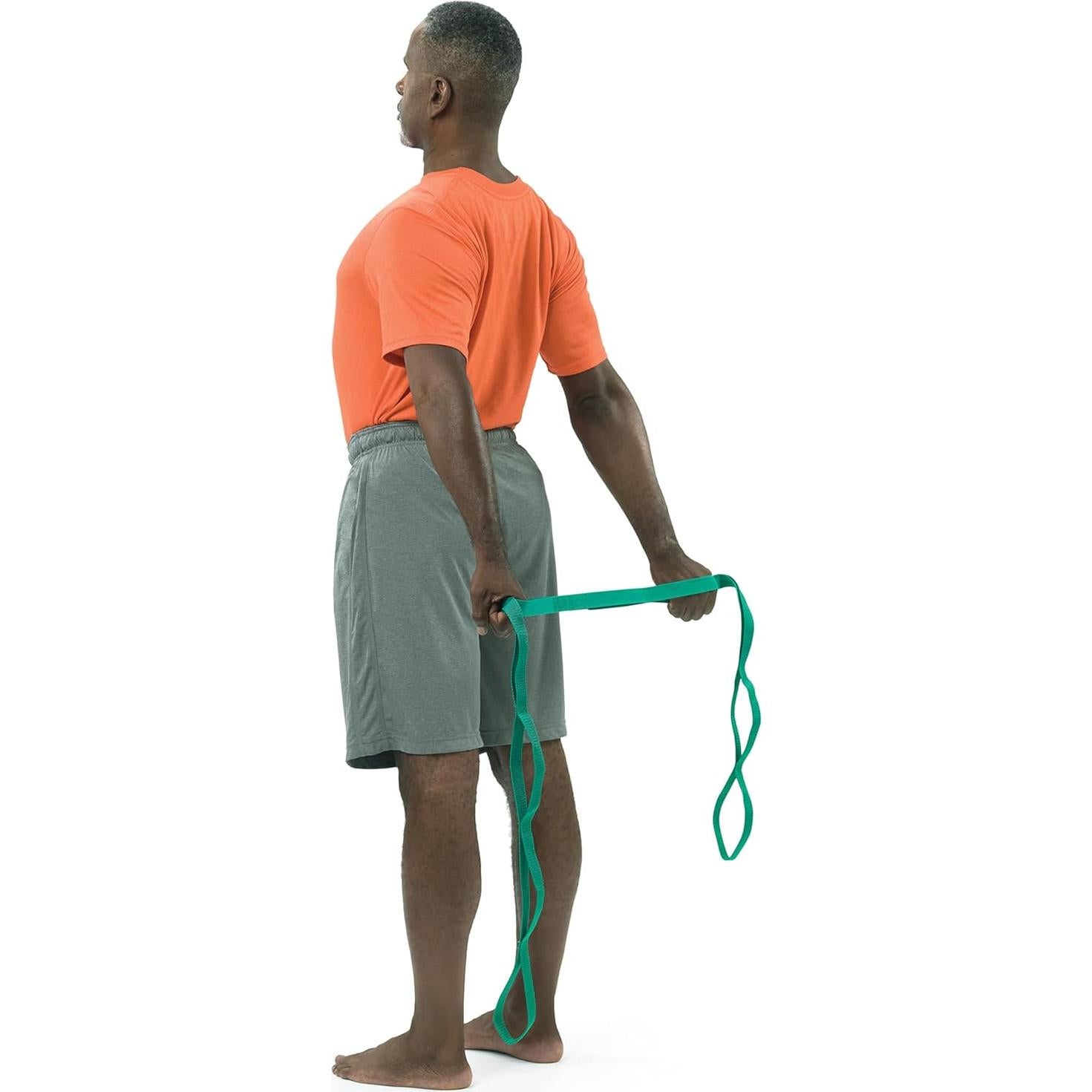 Correa de Estiramiento OPTP Original 1.93m con Póster Ejercicio