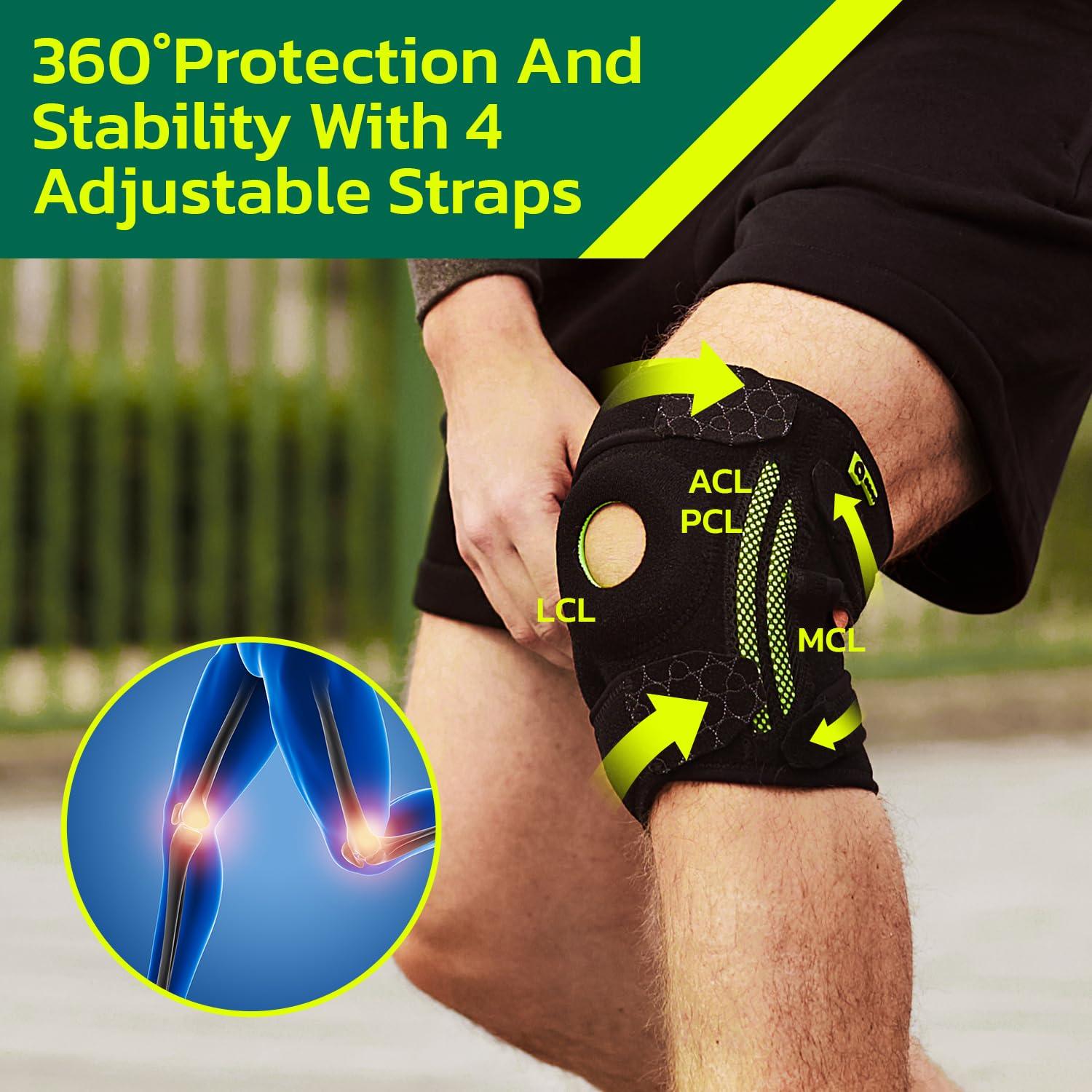 Férula Rodilla aoFIT Mediana con Estabilizadores y Gel