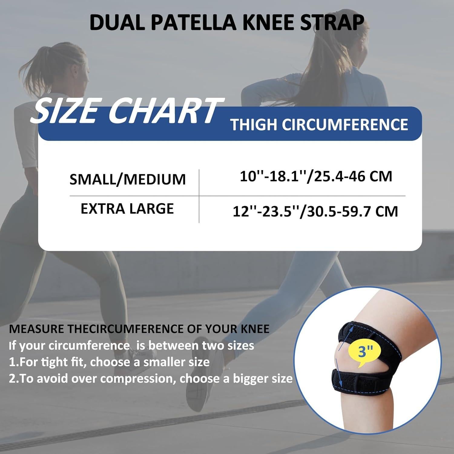 Férula de Rodilla Patelar LedoTorMedics Ajustable Neopreno