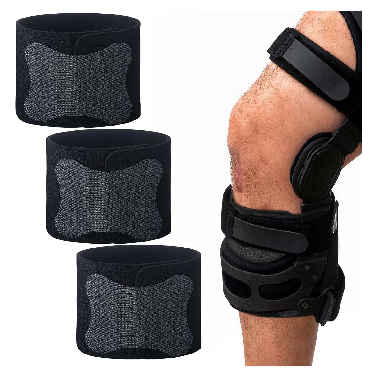 Fajas Antideslizantes para Rodilla Foilswirl - 3 Piezas Neopreno