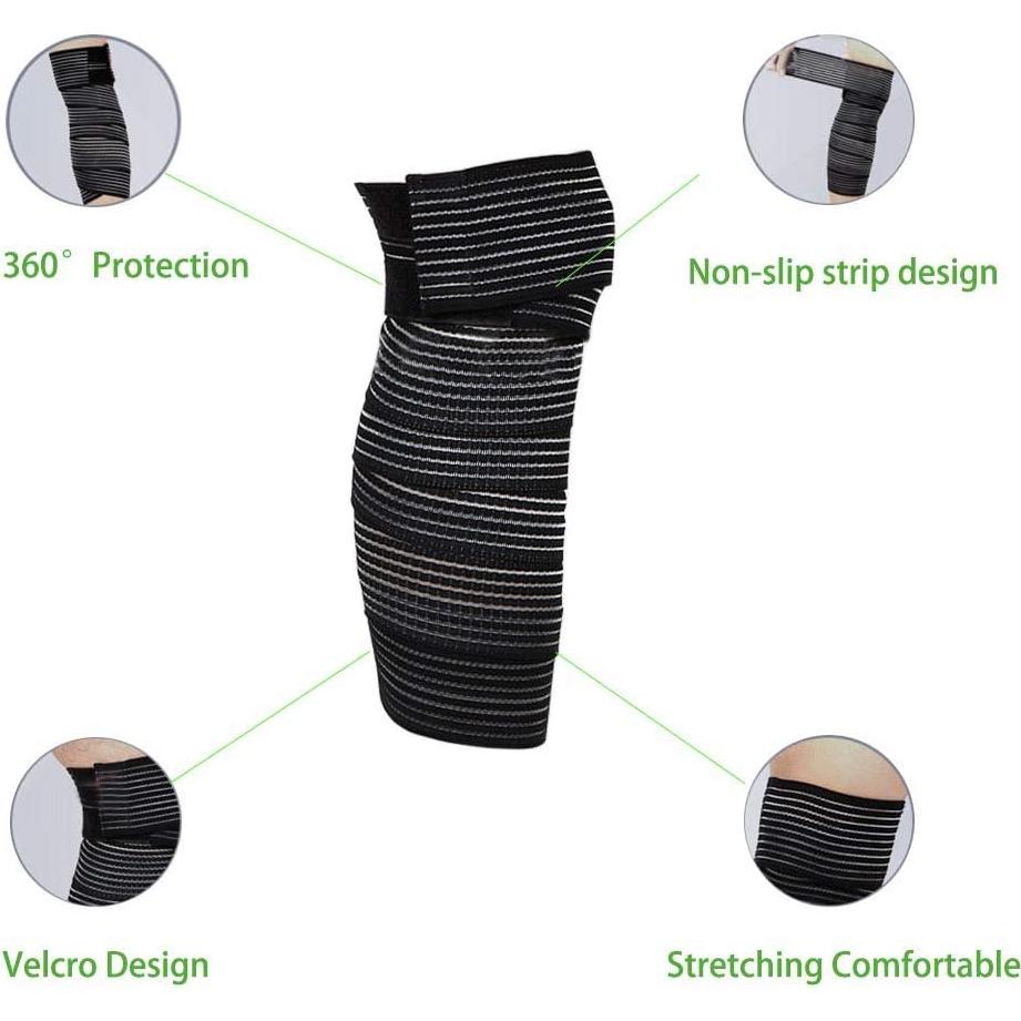 Soporte de Rodilla Elástica YUIHPA 180 cm para Dolor Articular
