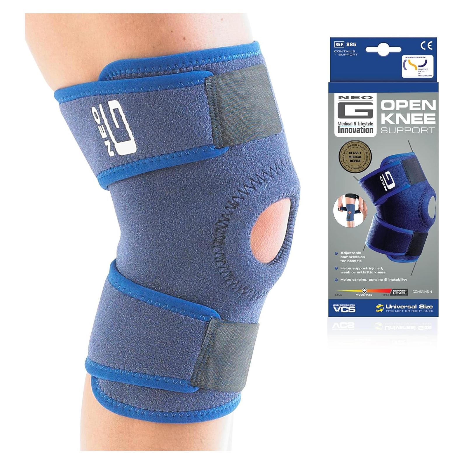 Soporte de Rodilla Neo-G Abierto Ajustable para Dolor Articular