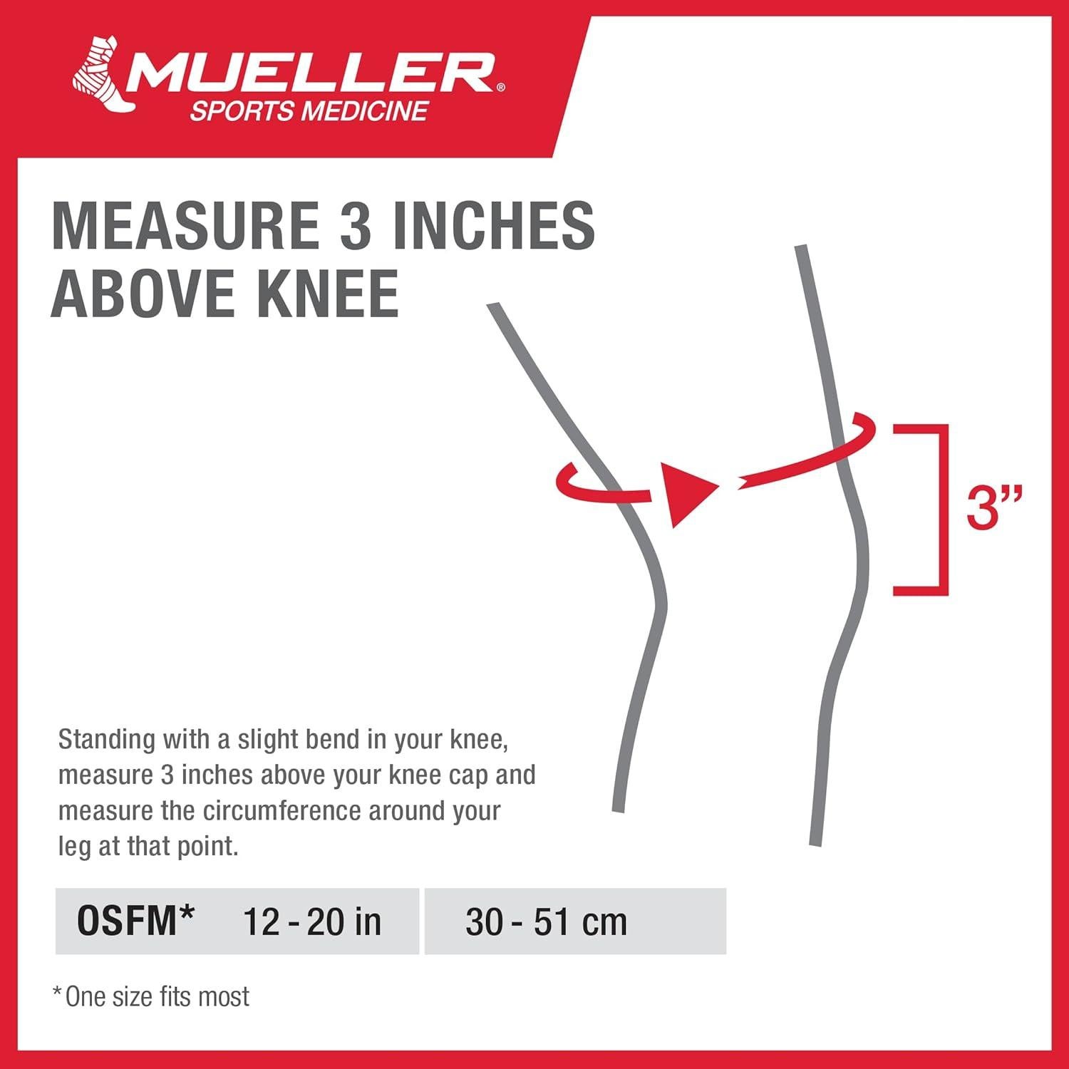 Férula de Rodilla Ajustable Mueller con Bisagras Unisex