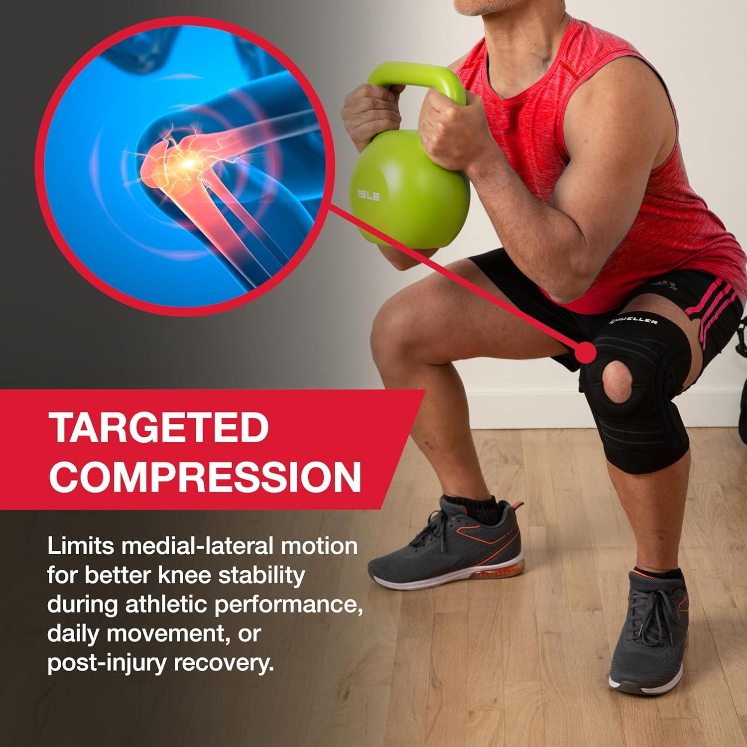 Férula de Rodilla Autoajustable MUELLER para Alivio del Dolor