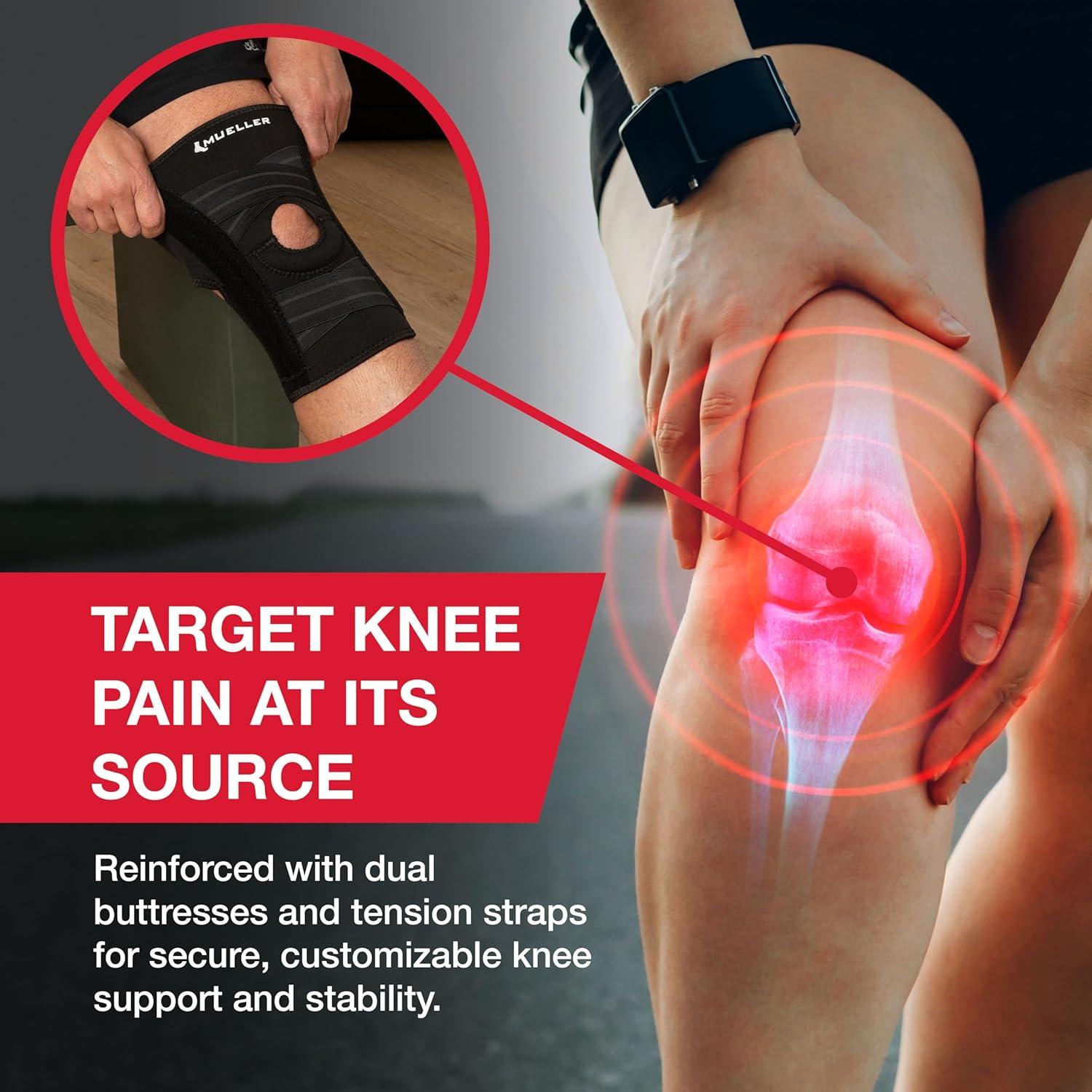 Férula de Rodilla Autoajustable MUELLER para Alivio del Dolor