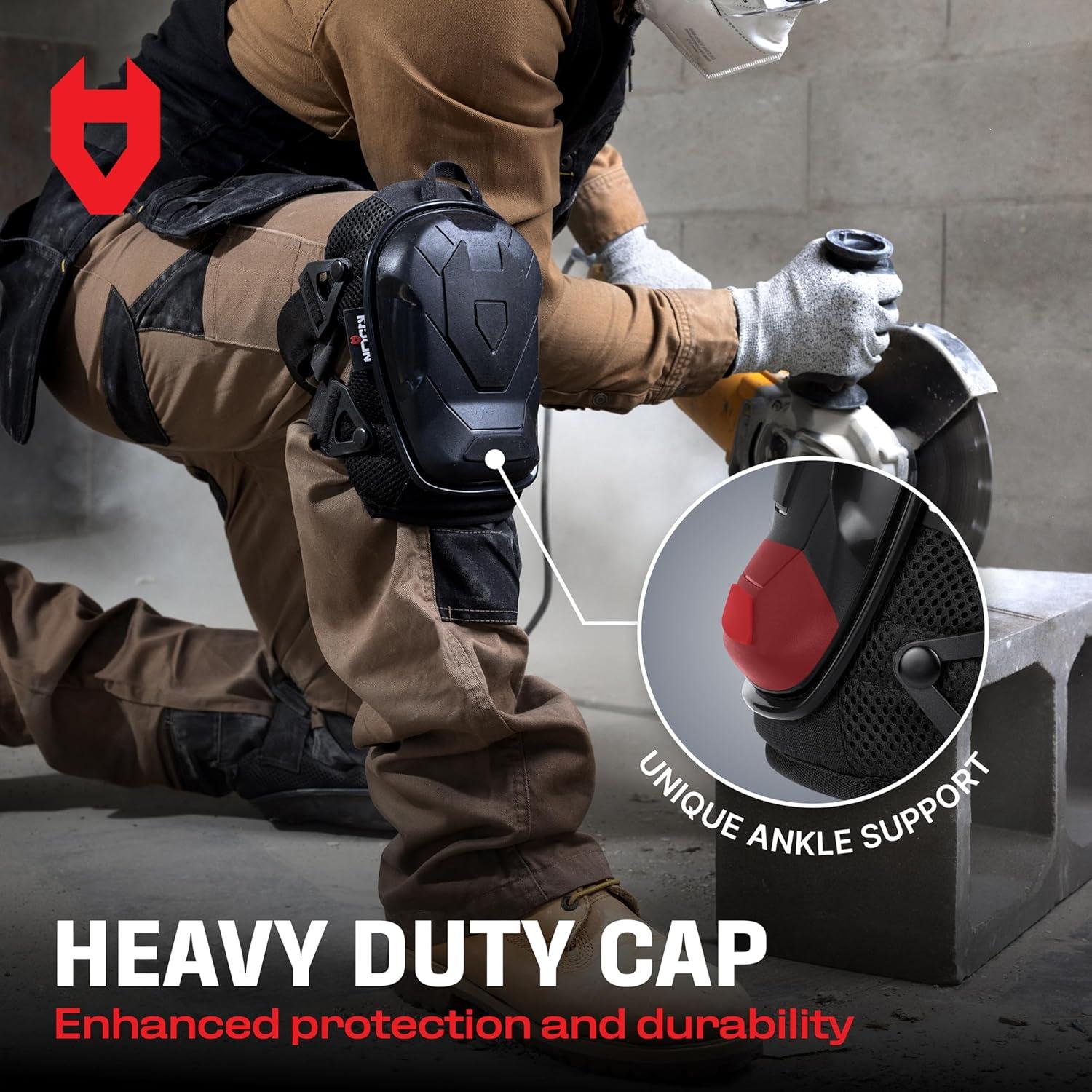 Rodilleras Profesionales NoCry para Construcción - Soporte Tobillo