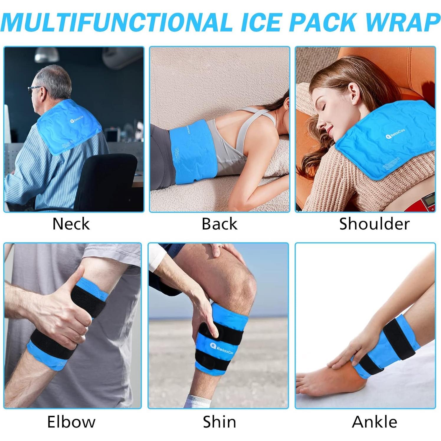 Funda de Hielo para Rodilla RelaxCoo XXL 48.3x26.9cm Reutilizable