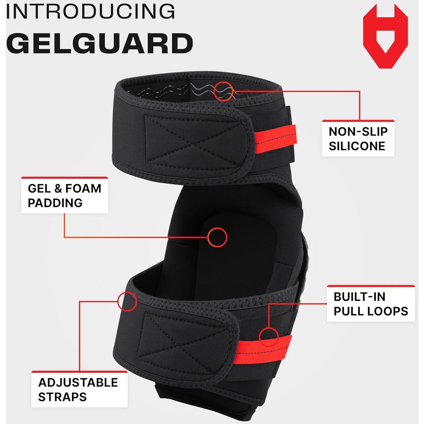 Rodilleras Profesionales NoCry con Acolchado de Gel - Talla Grande/Extra Grande