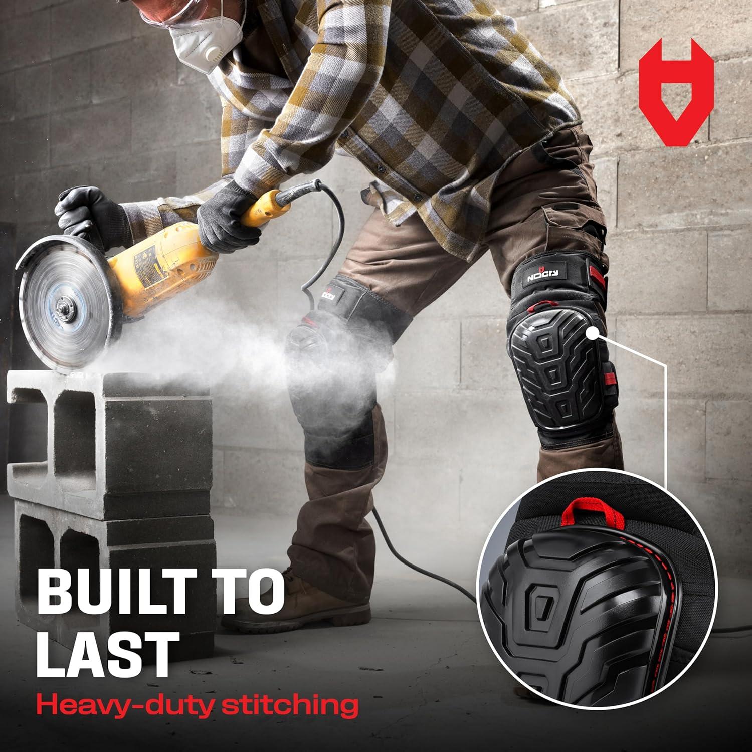 Rodilleras Profesionales NoCry con Acolchado de Gel - Talla Grande/Extra Grande