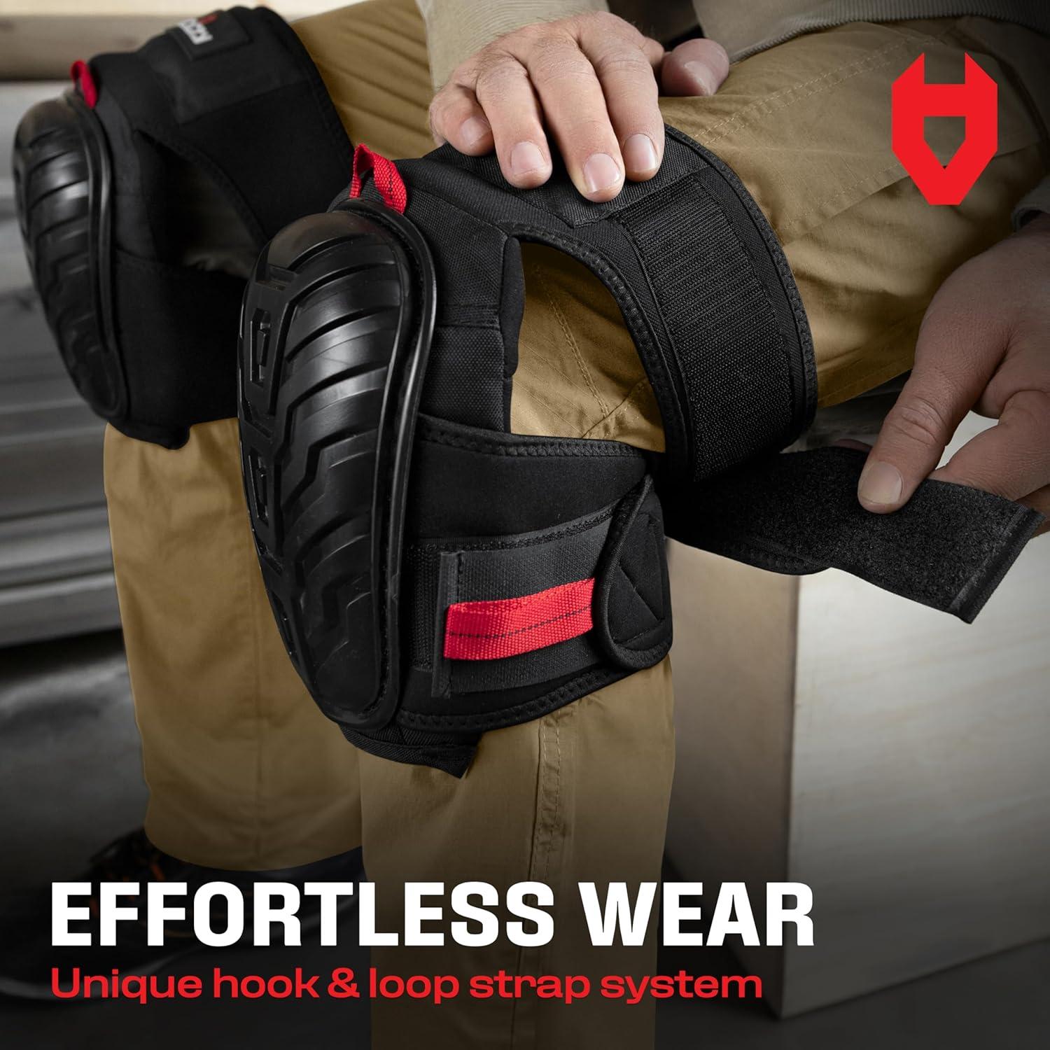 Rodilleras Profesionales NoCry con Acolchado de Gel - Talla Grande/Extra Grande