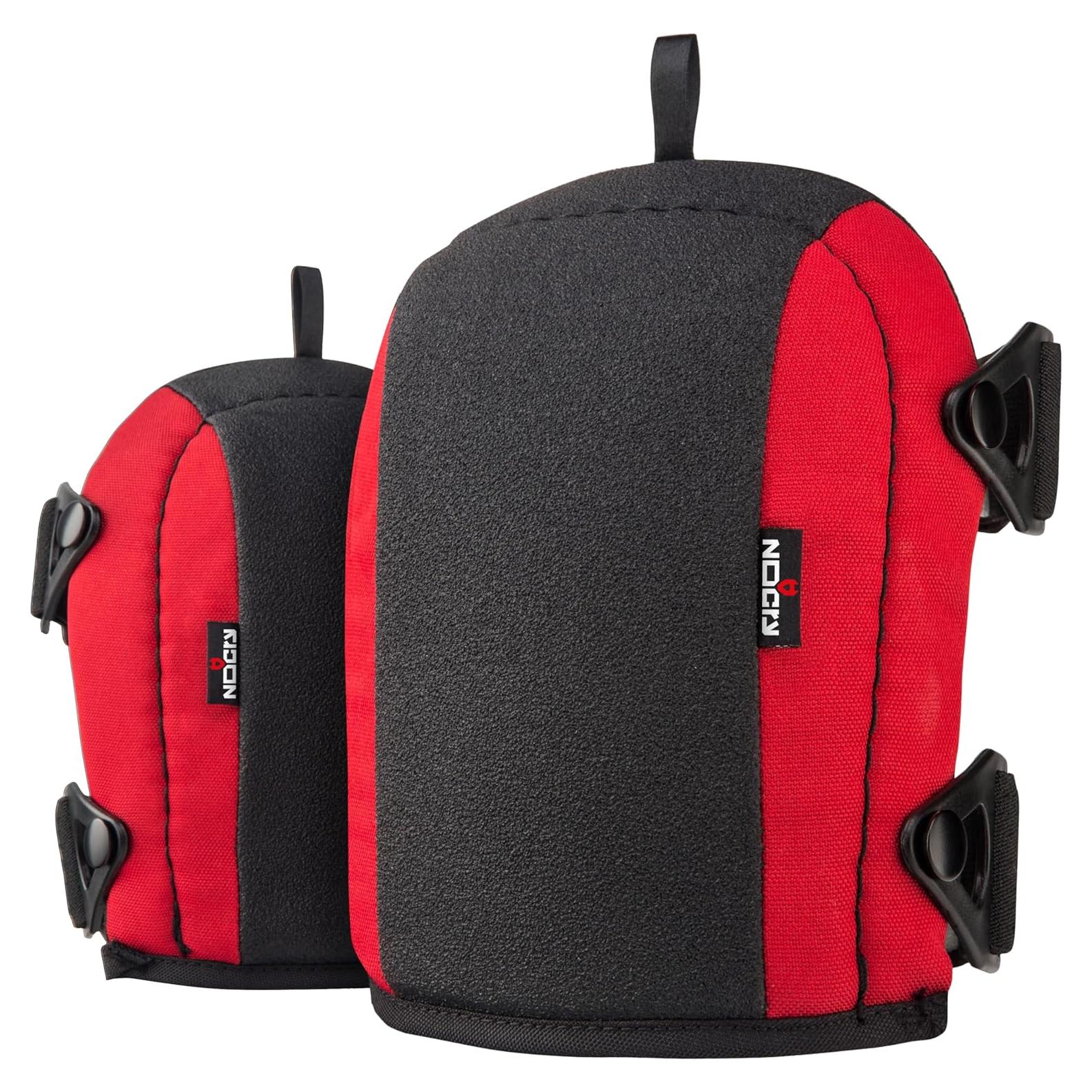 Almohadillas de Rodilla Antideslizantes NoCry LightGuard+ - Rojo