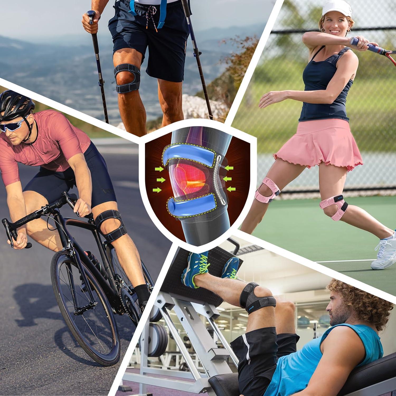 Faja de Soporte para Rodilla LETSHAKE con Gel y Estabilizadores