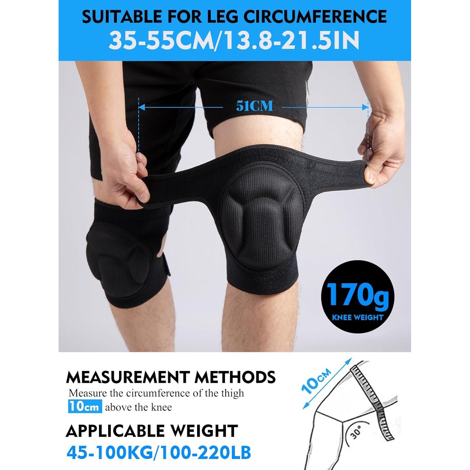 Rodilleras de Jardinería EVA 20mm Ajustables para Hombres y Mujeres