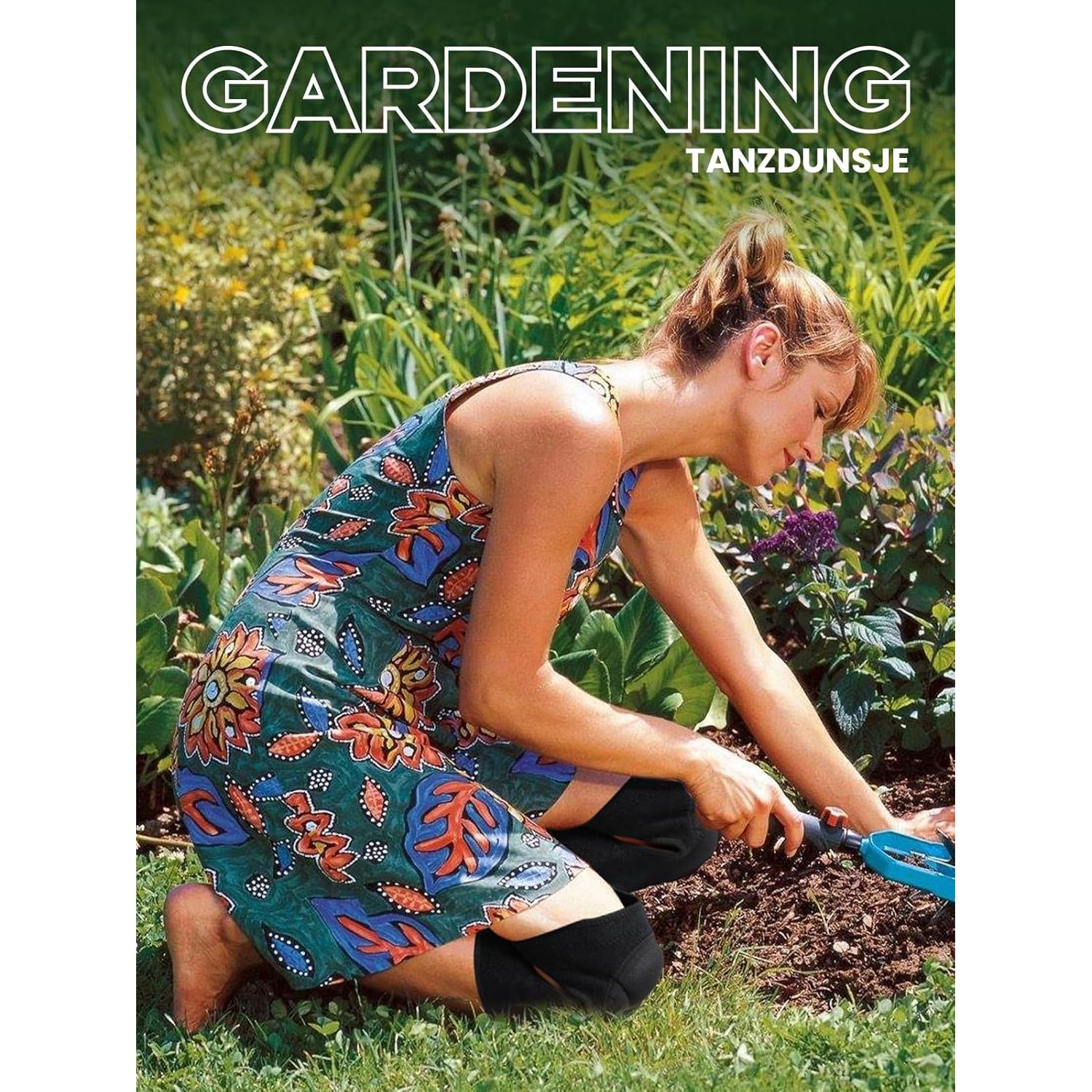 Rodilleras de Jardinería EVA 20mm Ajustables para Hombres y Mujeres