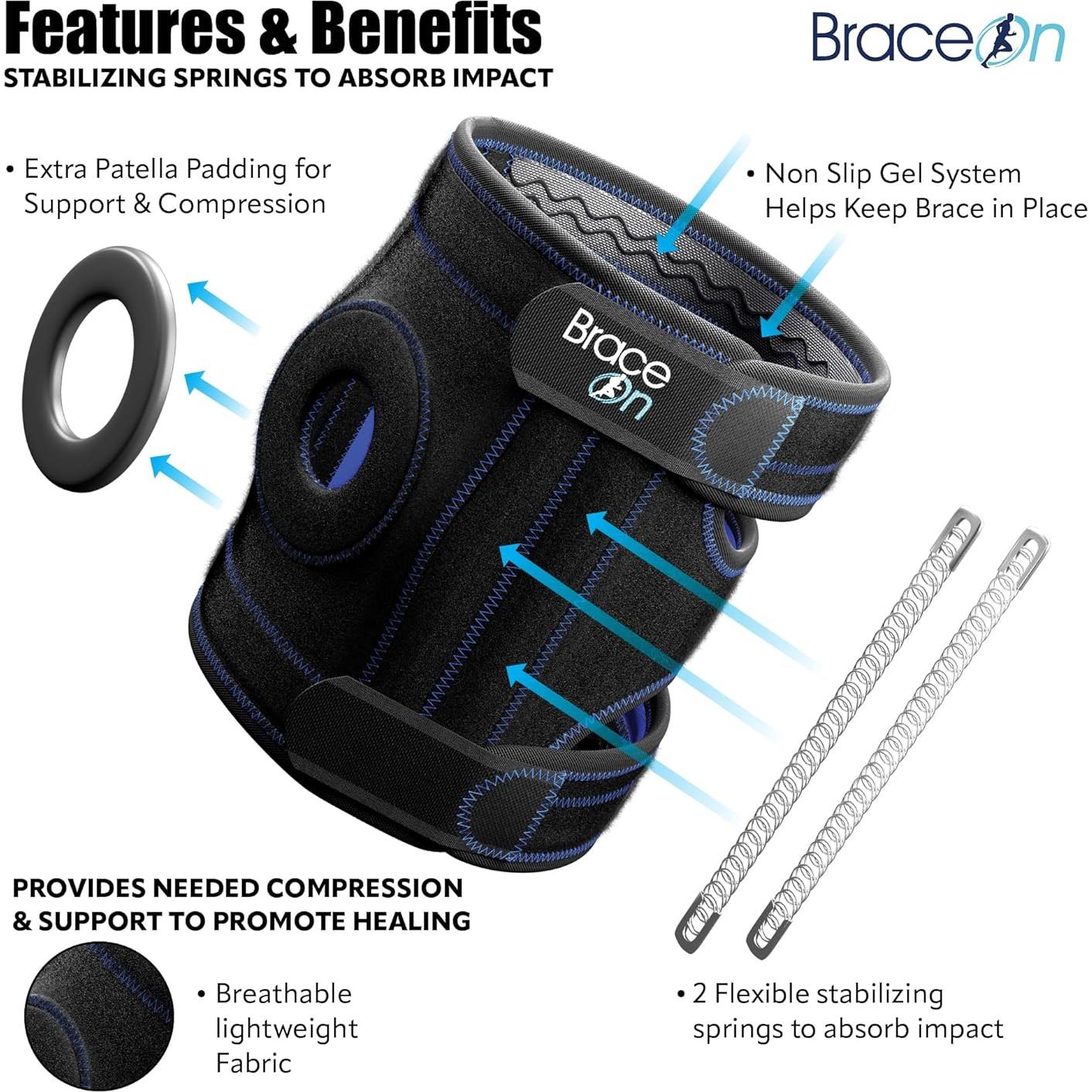 Férula de Rodilla Activa Brace On X-Large - Soporte y Estabilizador