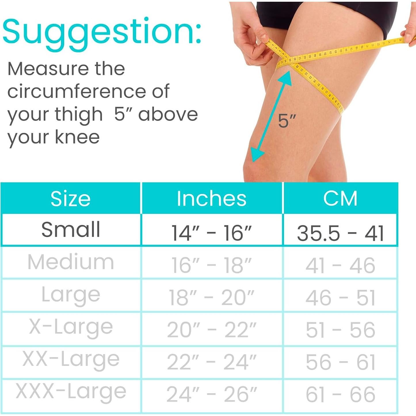 Manga de Compresión para Rodilla Vive - Soporte Elástico 2 Pzas