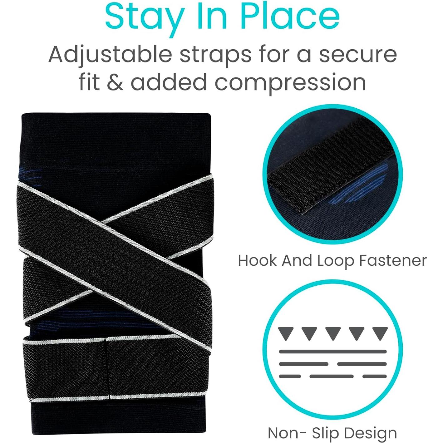 Manga de Compresión para Rodilla Vive - Soporte Elástico 2 Pzas