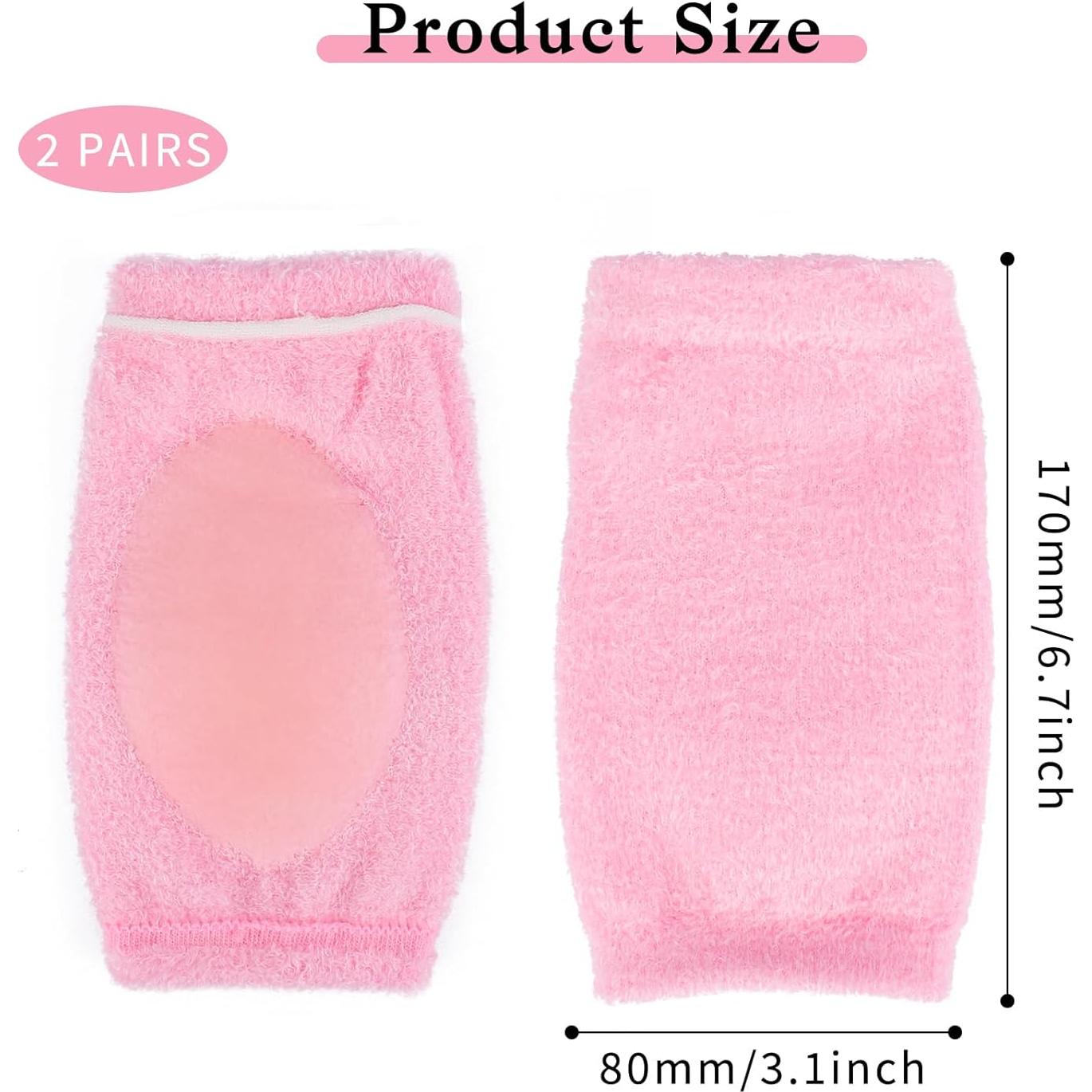 2 Pares Almohadillas Hidratantes para Codo KALIONE Rosa