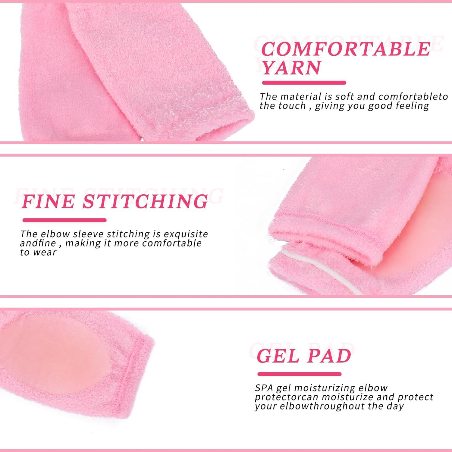 2 Pares Almohadillas Hidratantes para Codo KALIONE Rosa