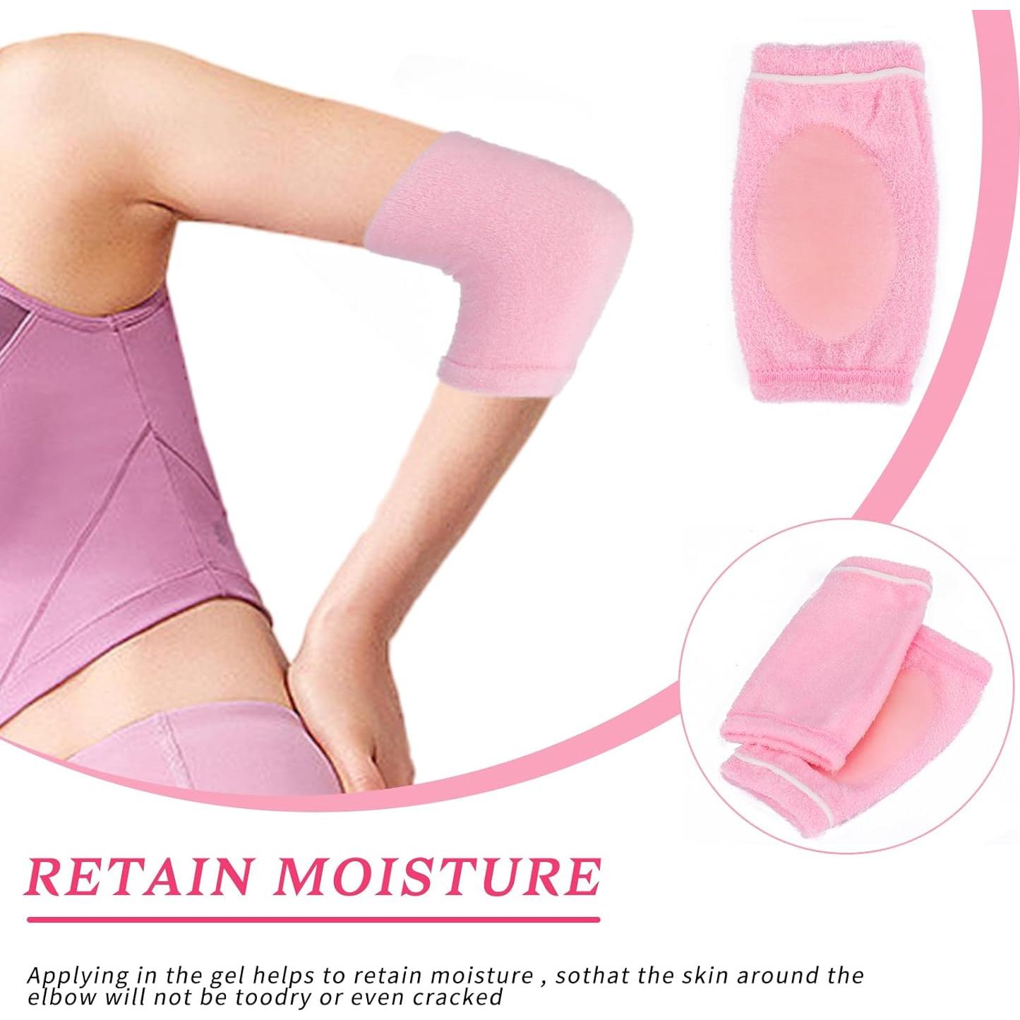 2 Pares Almohadillas Hidratantes para Codo KALIONE Rosa