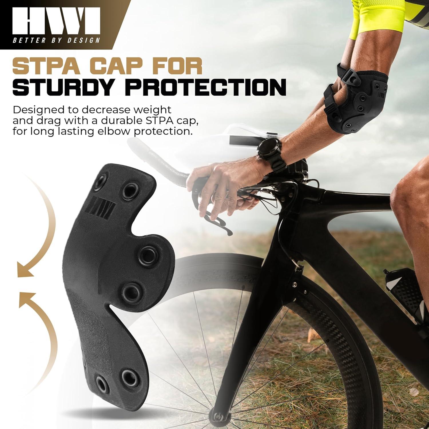 Almohadillas para Codo HWI NGE-100 Ajustables Negras