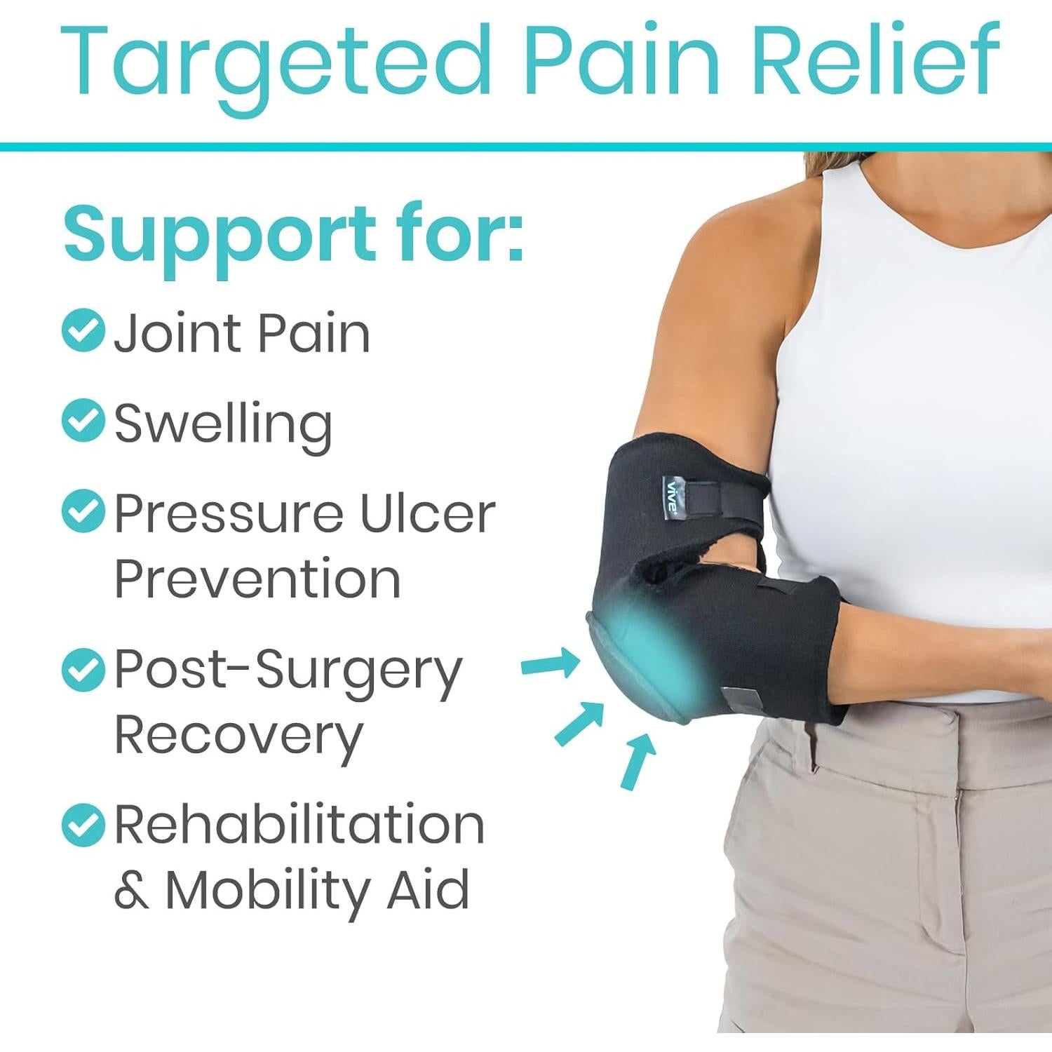 Protectores de Codo Vive de Piel de Oveja - Paquete de 2