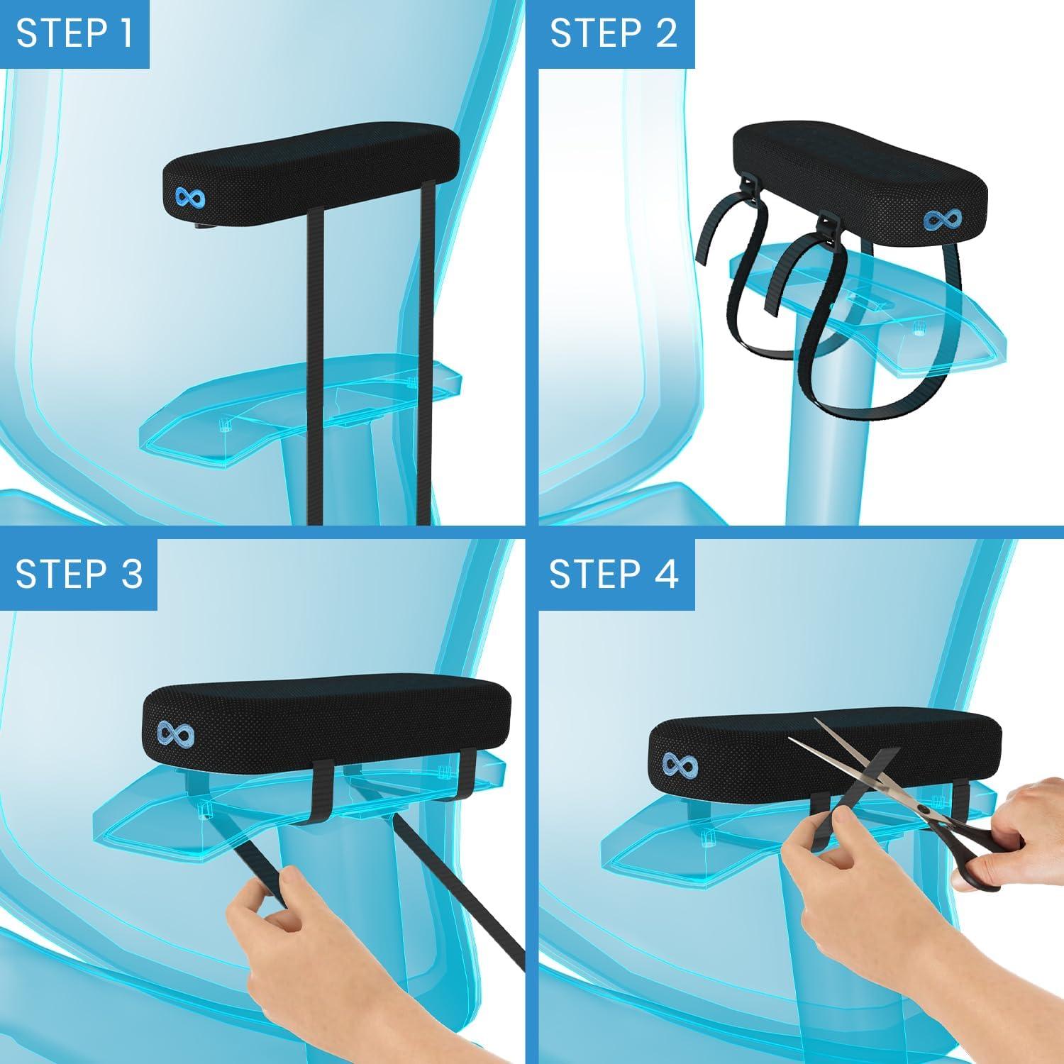 Almohadillas para Reposabrazos Everlasting Comfort - Espuma Viscoelástica