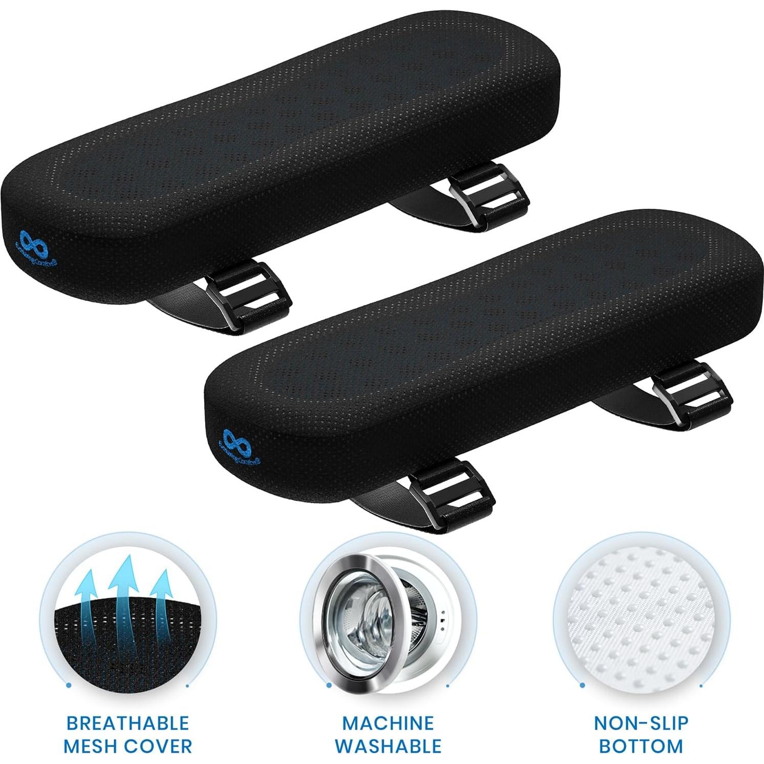 Almohadillas para Reposabrazos Everlasting Comfort - Espuma Viscoelástica