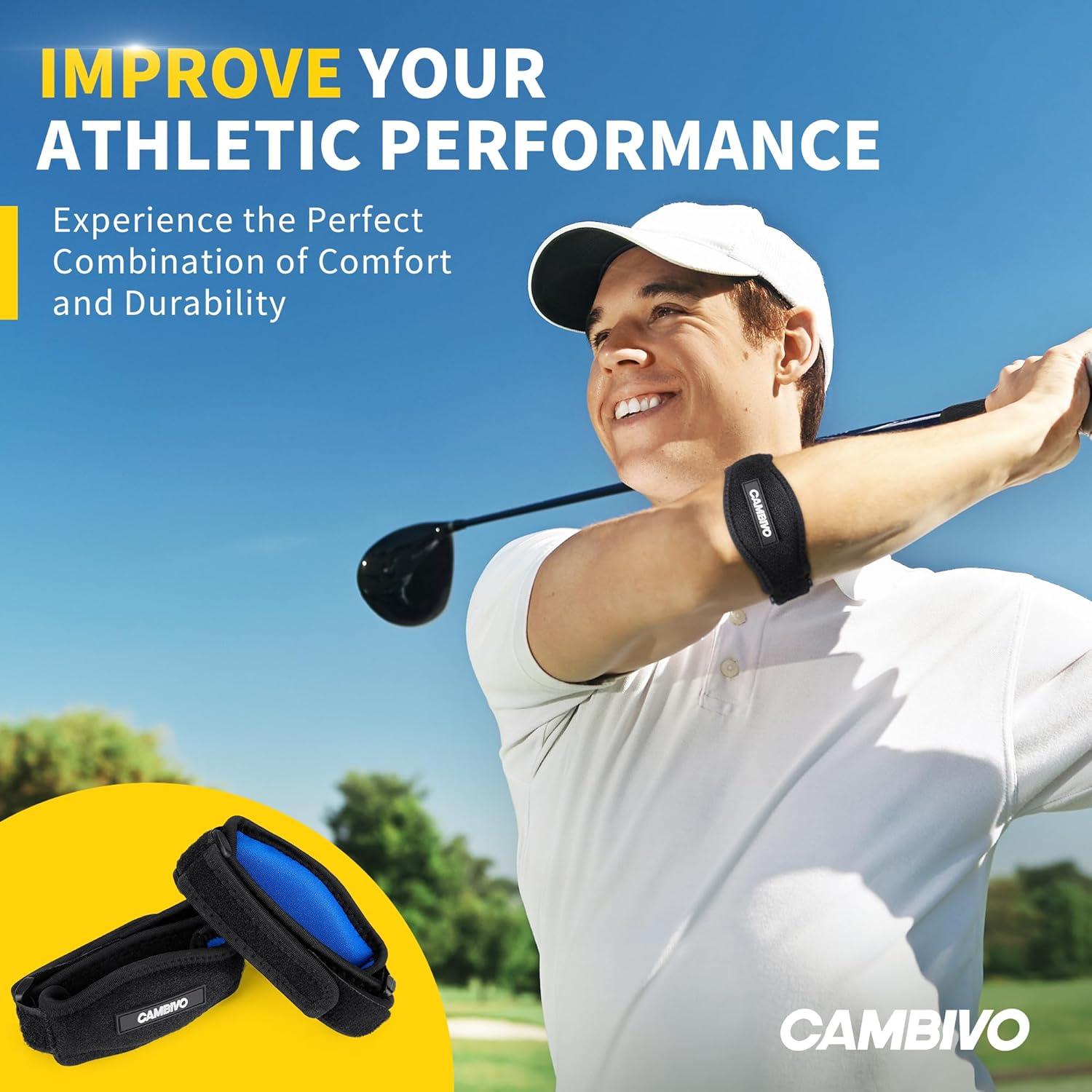 Faja para Codo CAMBIVO Ajustable - Alivio Tendinitis y Dolor