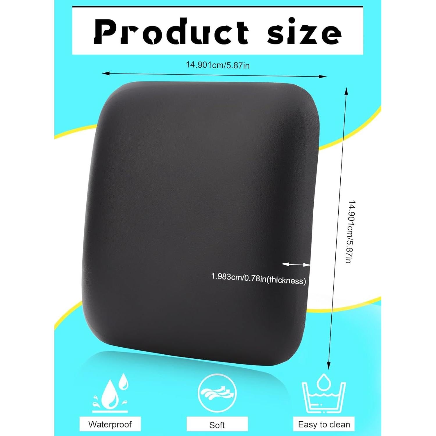 Almohadillas Ergonómicas para Codo TOROKOM - 2 Piezas Silicona Negra