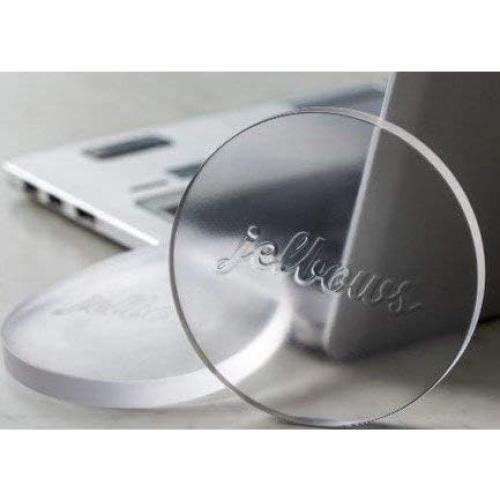 Reposamuñecas Ergonómico de Gel Jelbows Pequeño Transparente - 2 Piezas